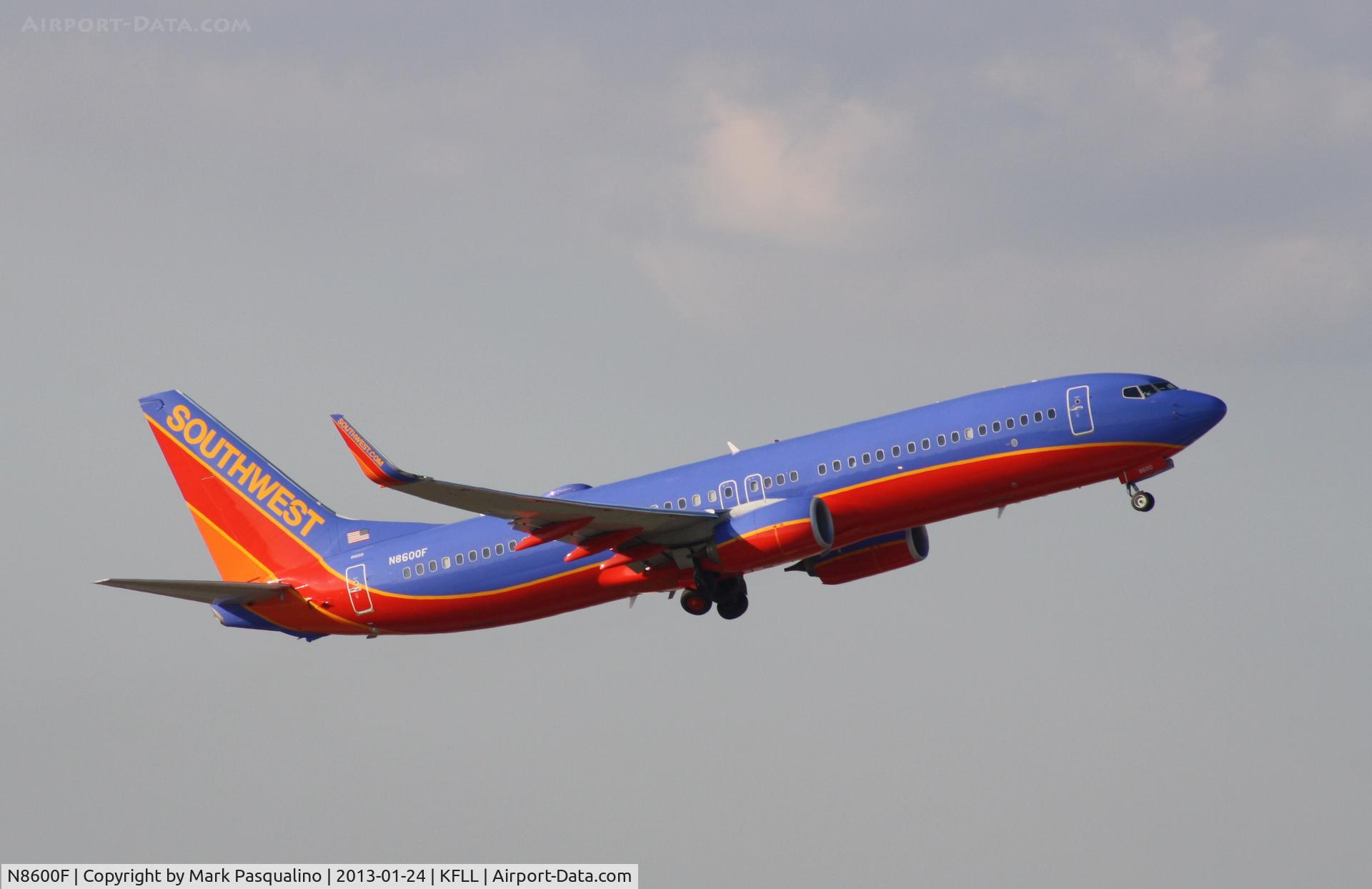 N8600F, 2012 Boeing 737-8H4 C/N 39882, Boeing 737-800