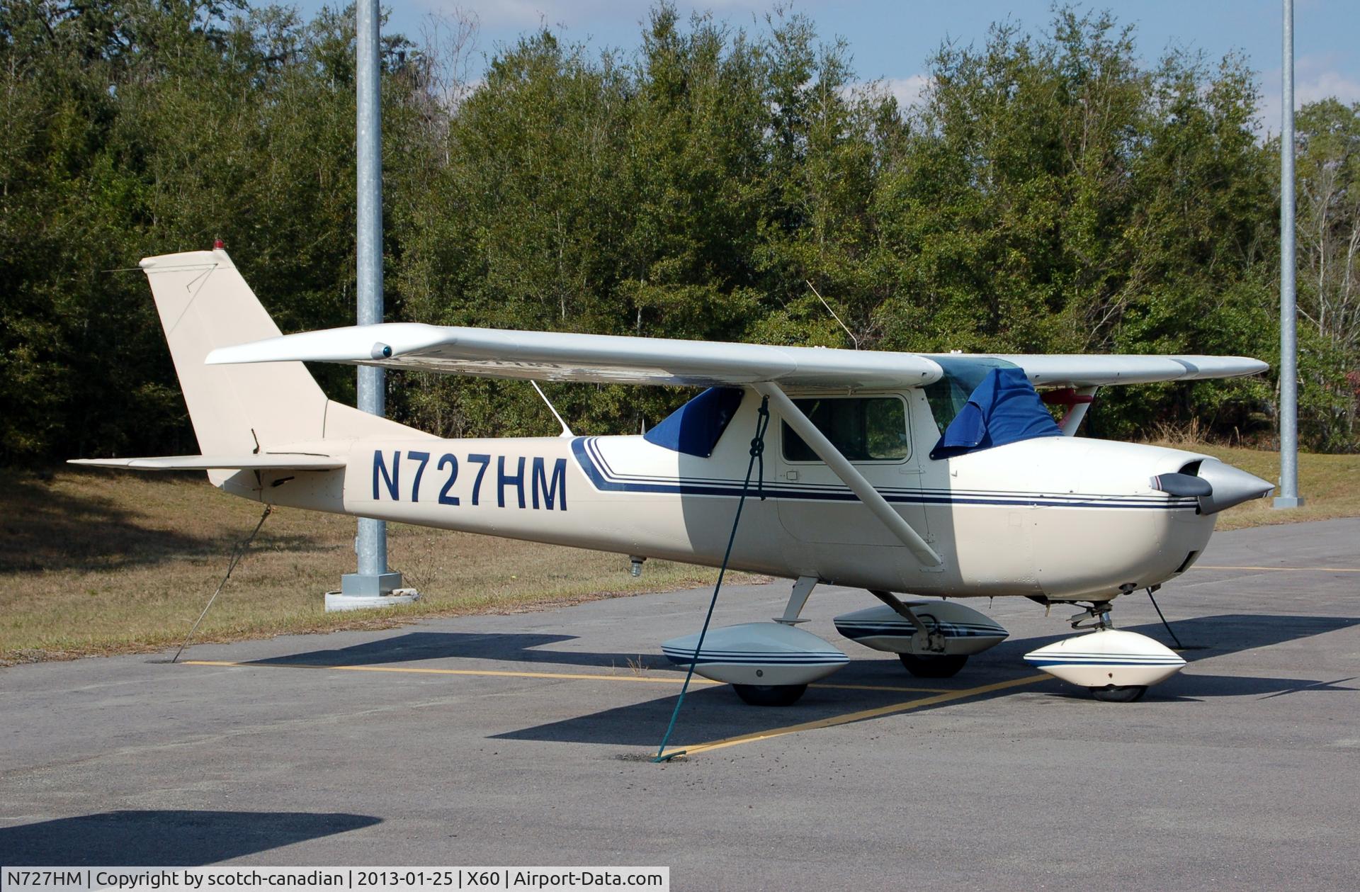 N727HM, 1967 Cessna 150G C/N 15066715, 1967 Cessna 150G, N727HM, at Williston Municipal Airport, Williston, FL
