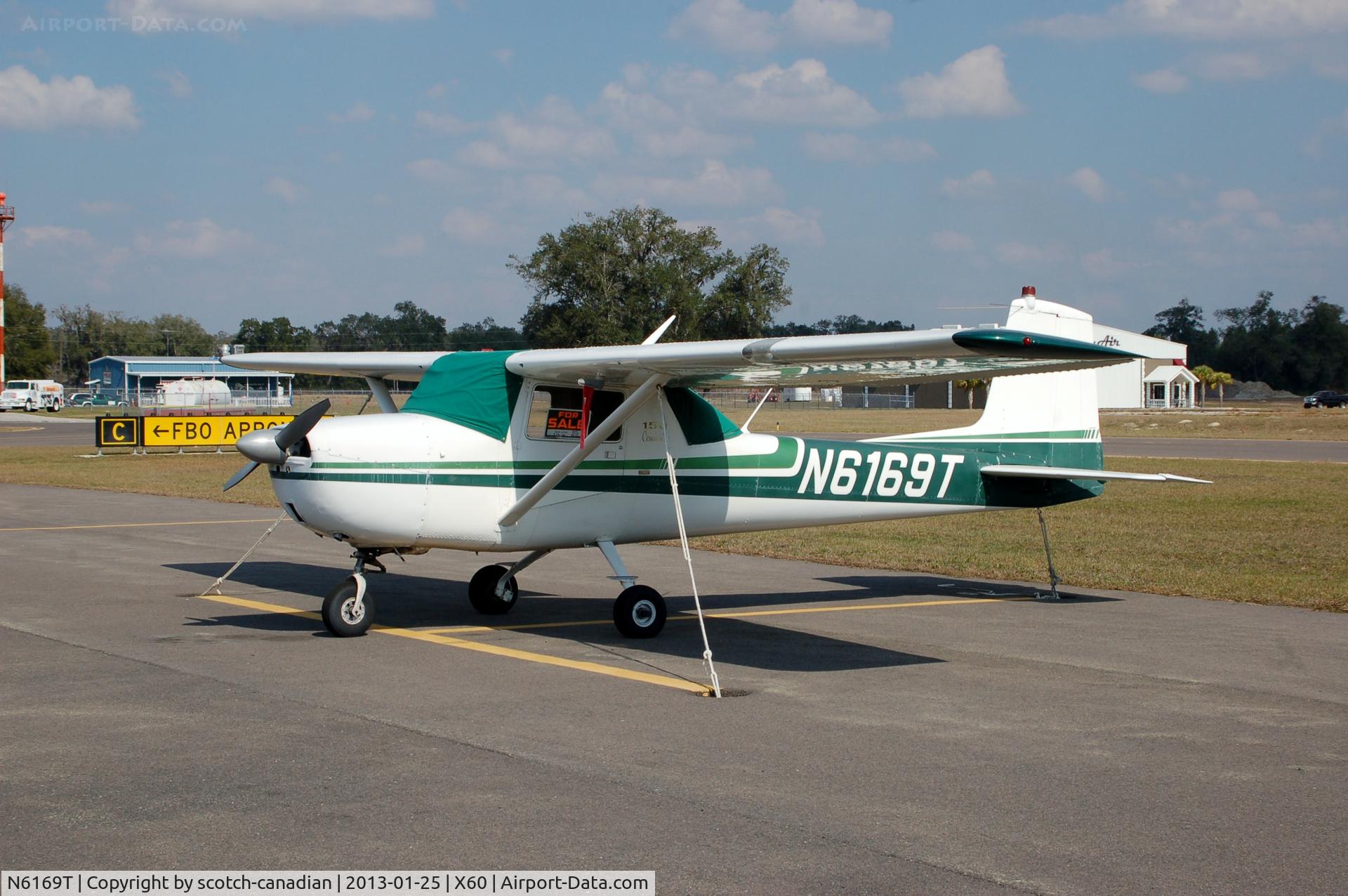 N6169T, 1964 Cessna 150E C/N 15060869, 1964 Cessna 150E, N6169T, at Williston Municipal Airport, Williston, FL