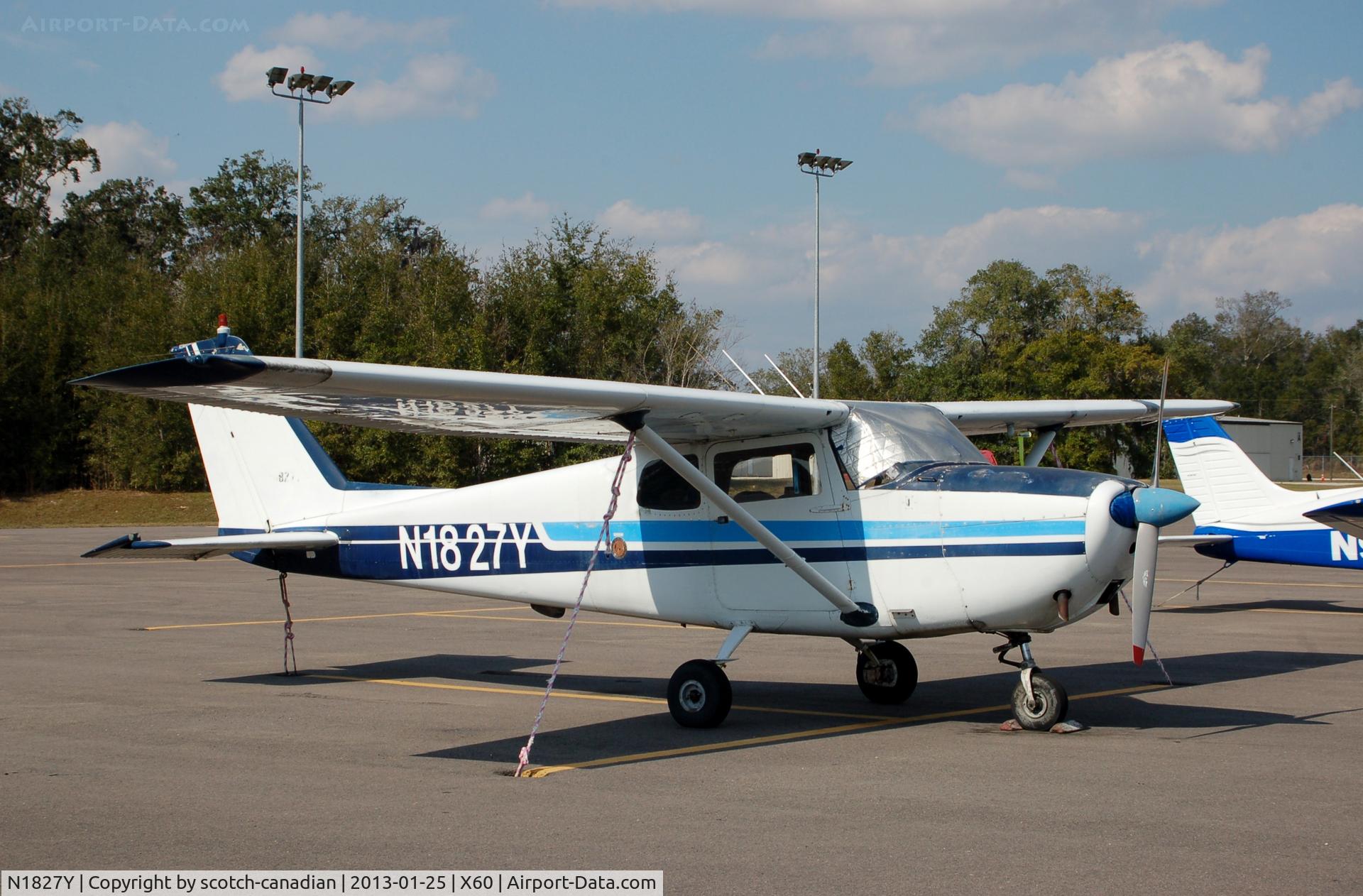 N1827Y, 1962 Cessna 172C C/N 17249427, 1962 Cessna 172C, N1827Y, at Williston Municipal Airport, Williston, FL