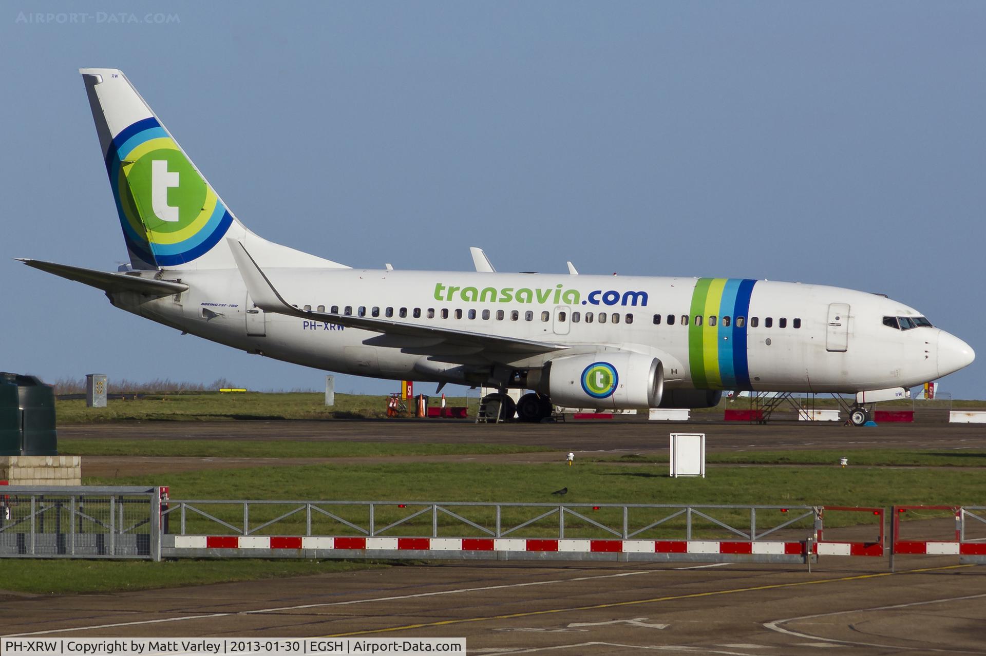 PH-XRW, 2003 Boeing 737-7K2 C/N 33465, Sat on stand.