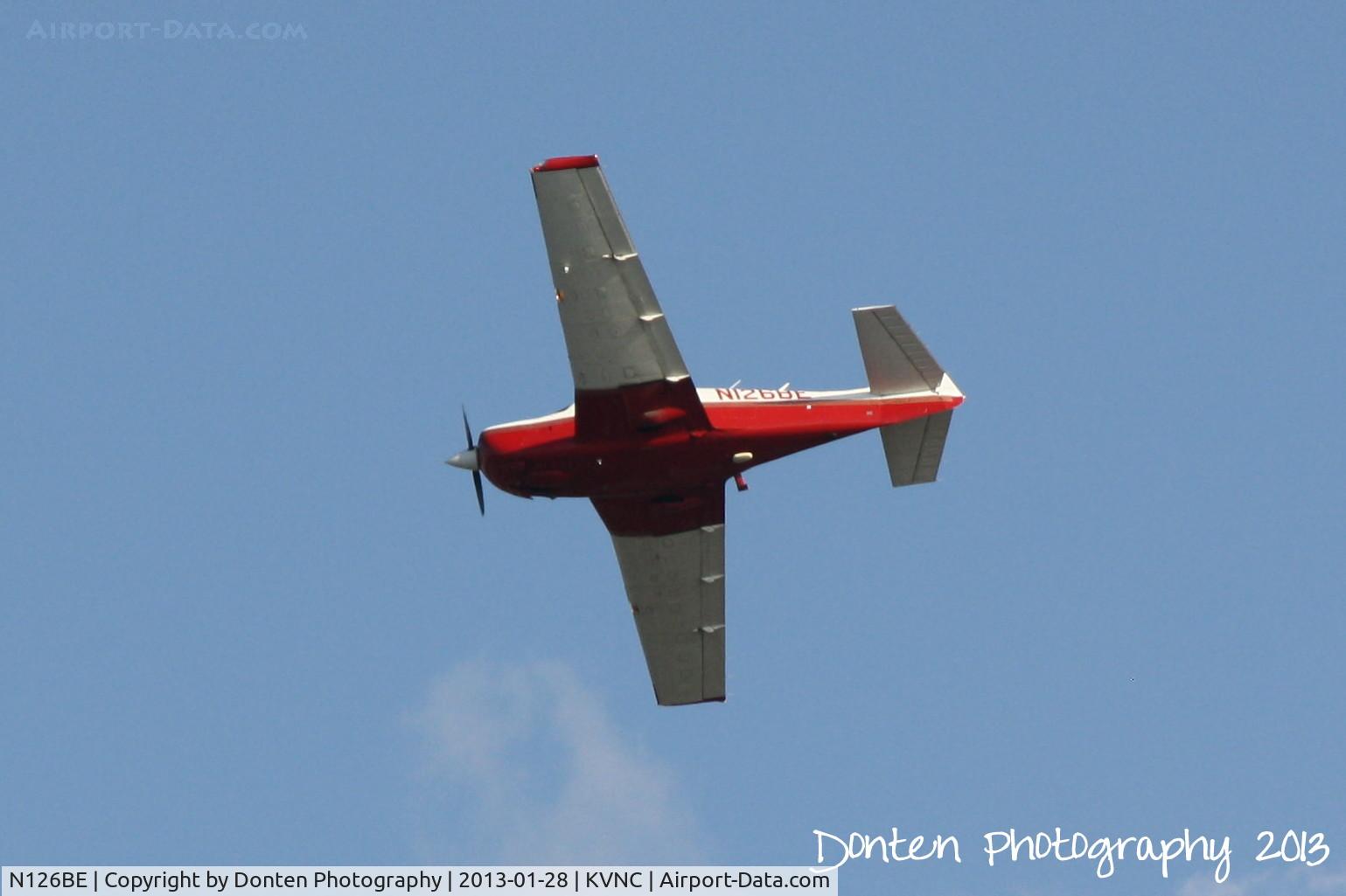 N126BE, 1992 Mooney M20J 201 C/N 24-3248, Mooney M-20 (N126BE) on approach to Venice Municipal Airport