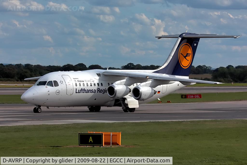 D-AVRP, 1997 British Aerospace Avro 146-RJ85 C/N E.2303, Inbound from Munich