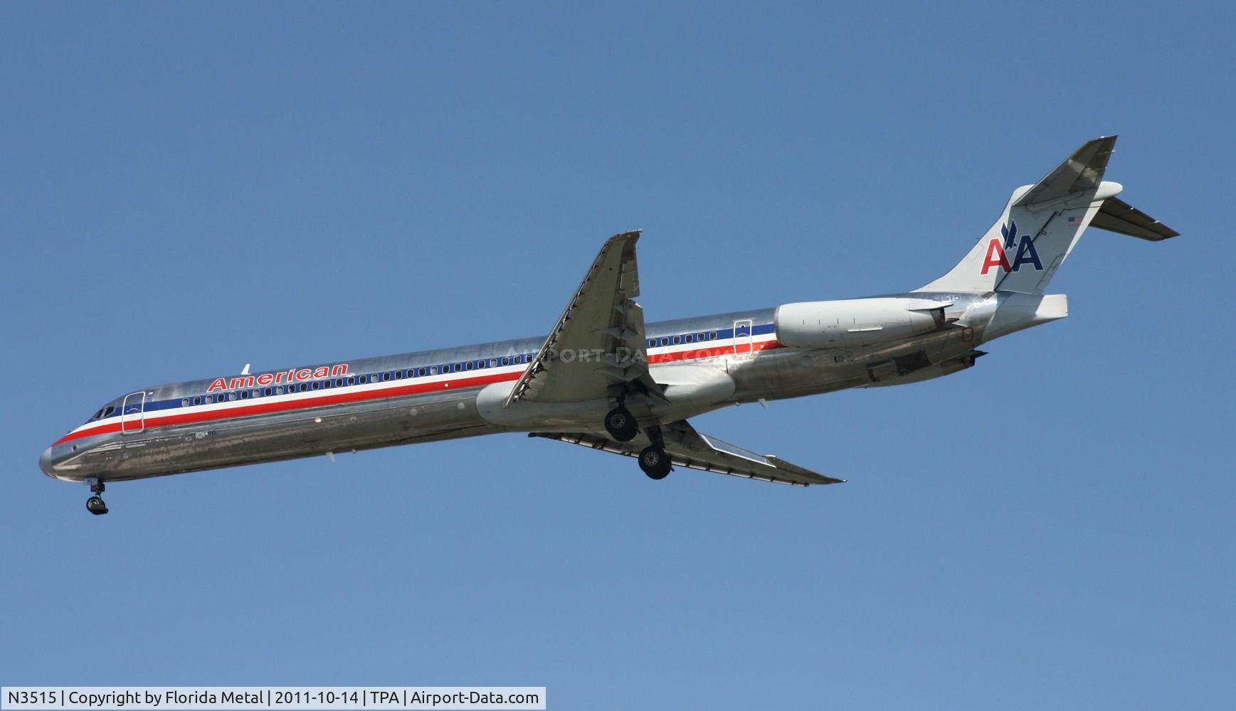 N3515, 1990 McDonnell Douglas MD-82 (DC-9-82) C/N 49892, American MD-82