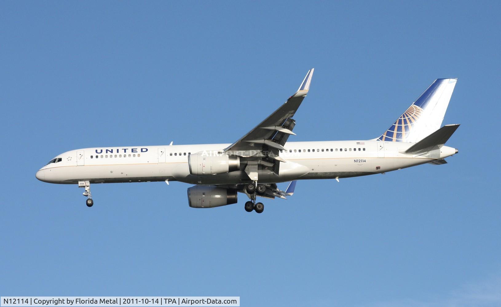 N12114, 1995 Boeing 757-224 C/N 27556, United 757