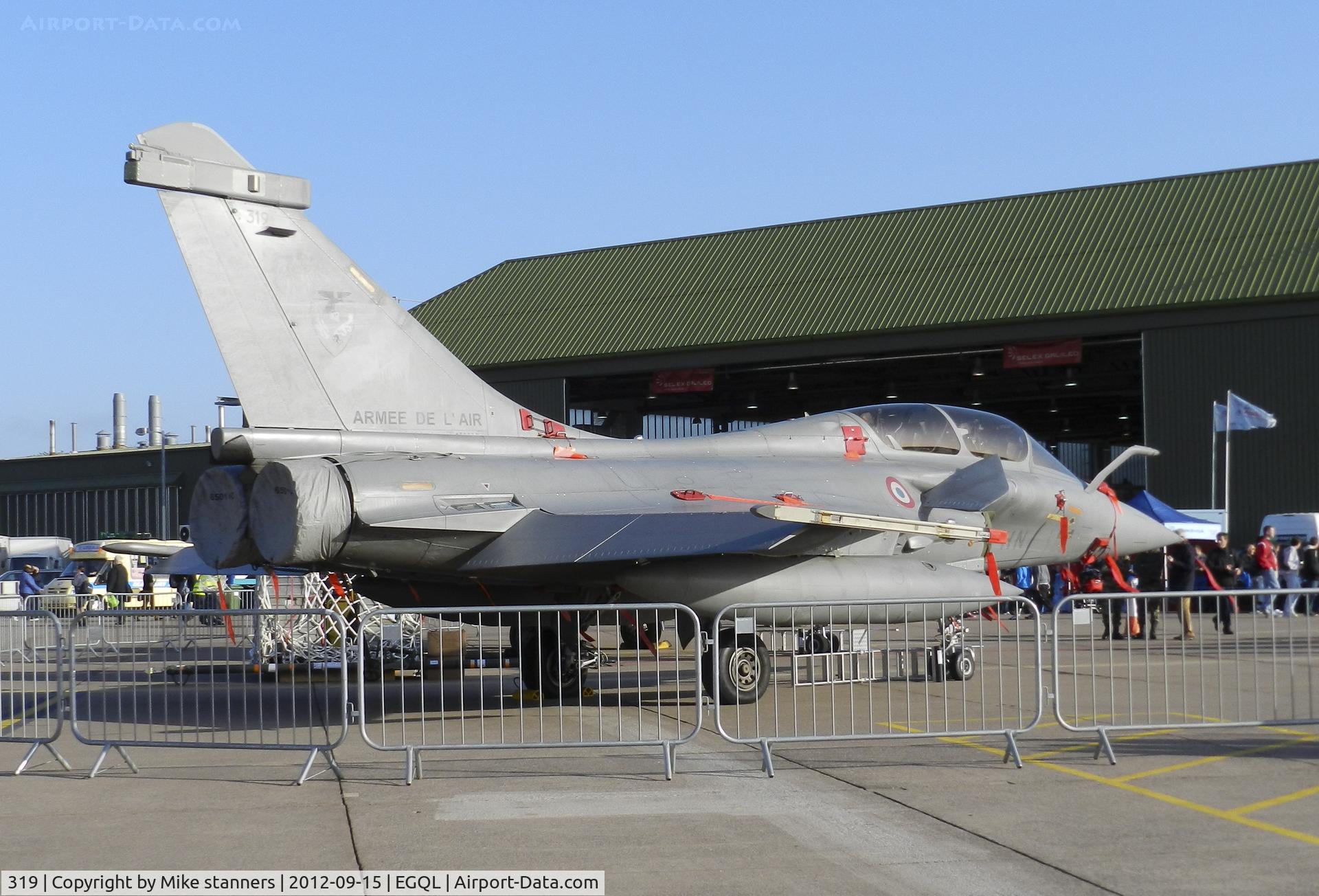 319, Dassault Rafale B C/N 319, EC01.007 Rafale B 319 113-HN From St Dizier,In the static display at Leuchars airshow 2012