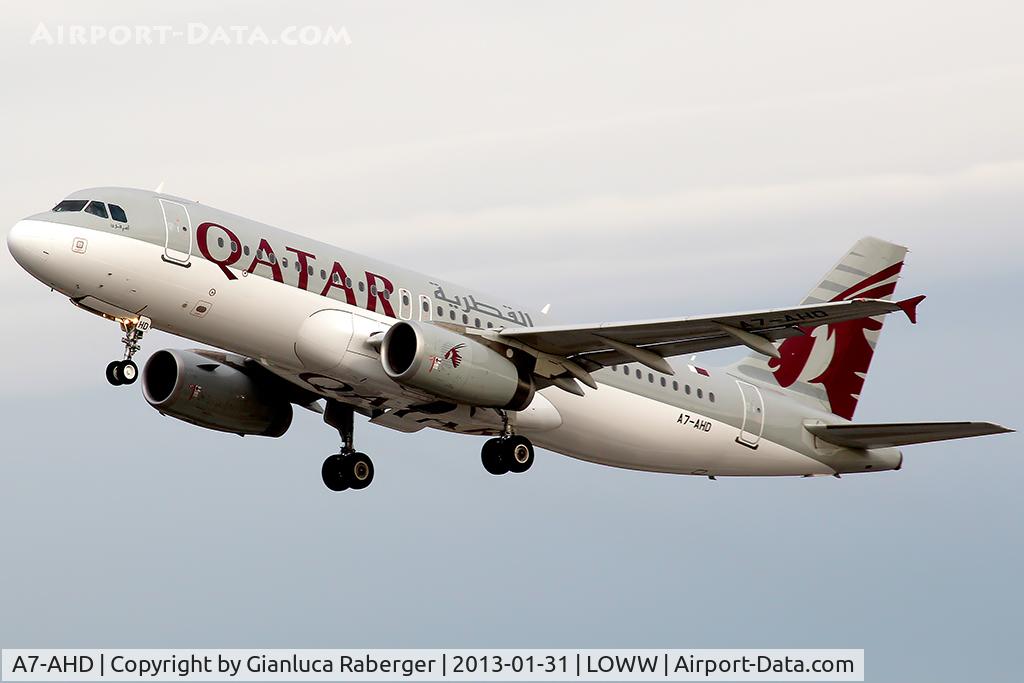 A7-AHD, 2010 Airbus A320-232 C/N 4436, A7-AHD @ VIE