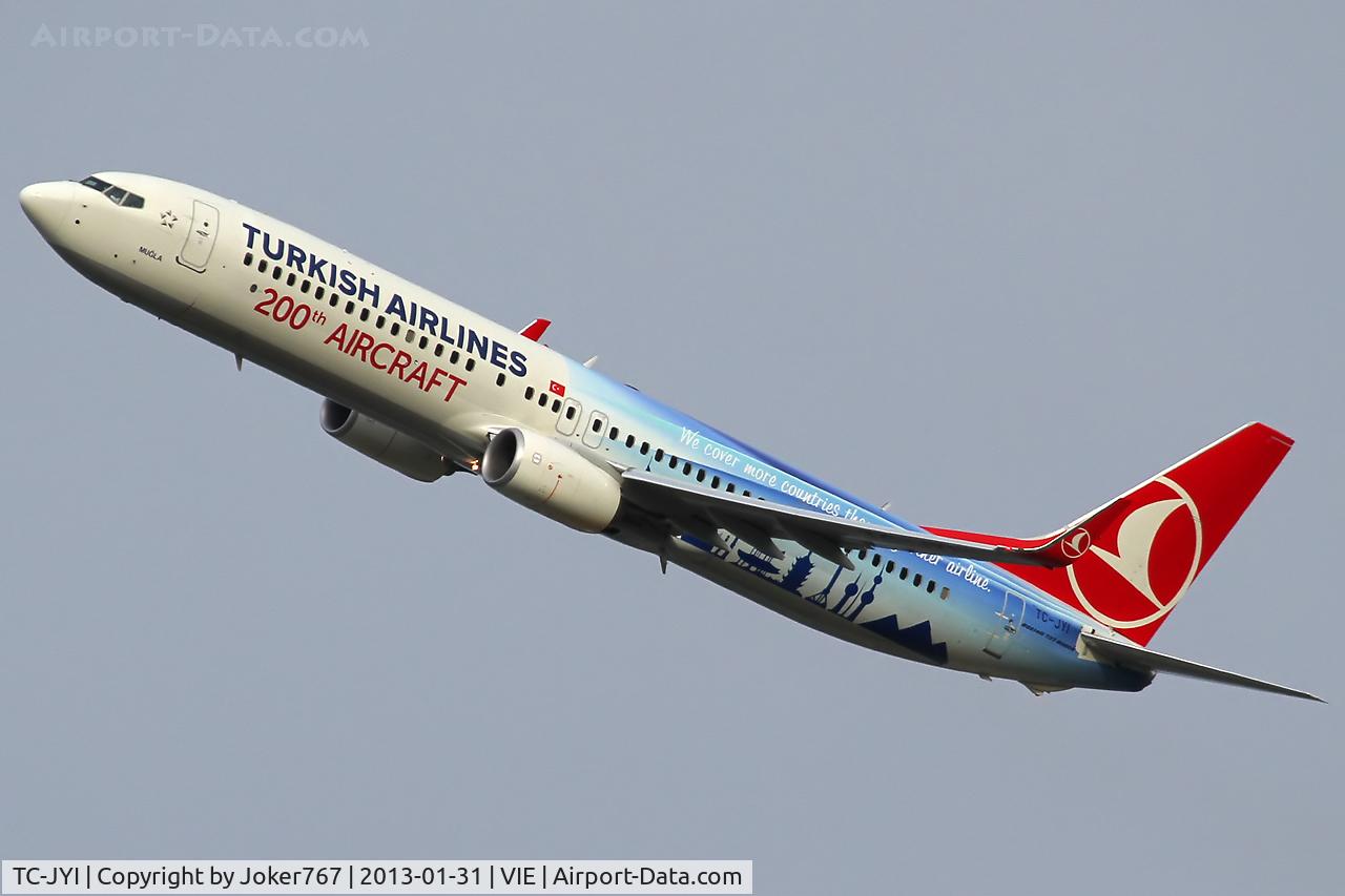 TC-JYI, 2012 Boeing 737-9F2/ER C/N 40985, Turkish Airlines