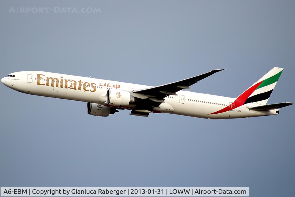 A6-EBM, 2006 Boeing 777-31H/ER C/N 34482, A6-EBM @ VIE