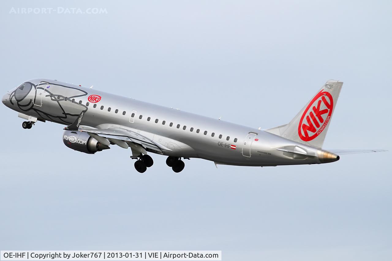 OE-IHF, 2011 Embraer 190LR (ERJ-190-100LR) C/N 19000420, NIKI