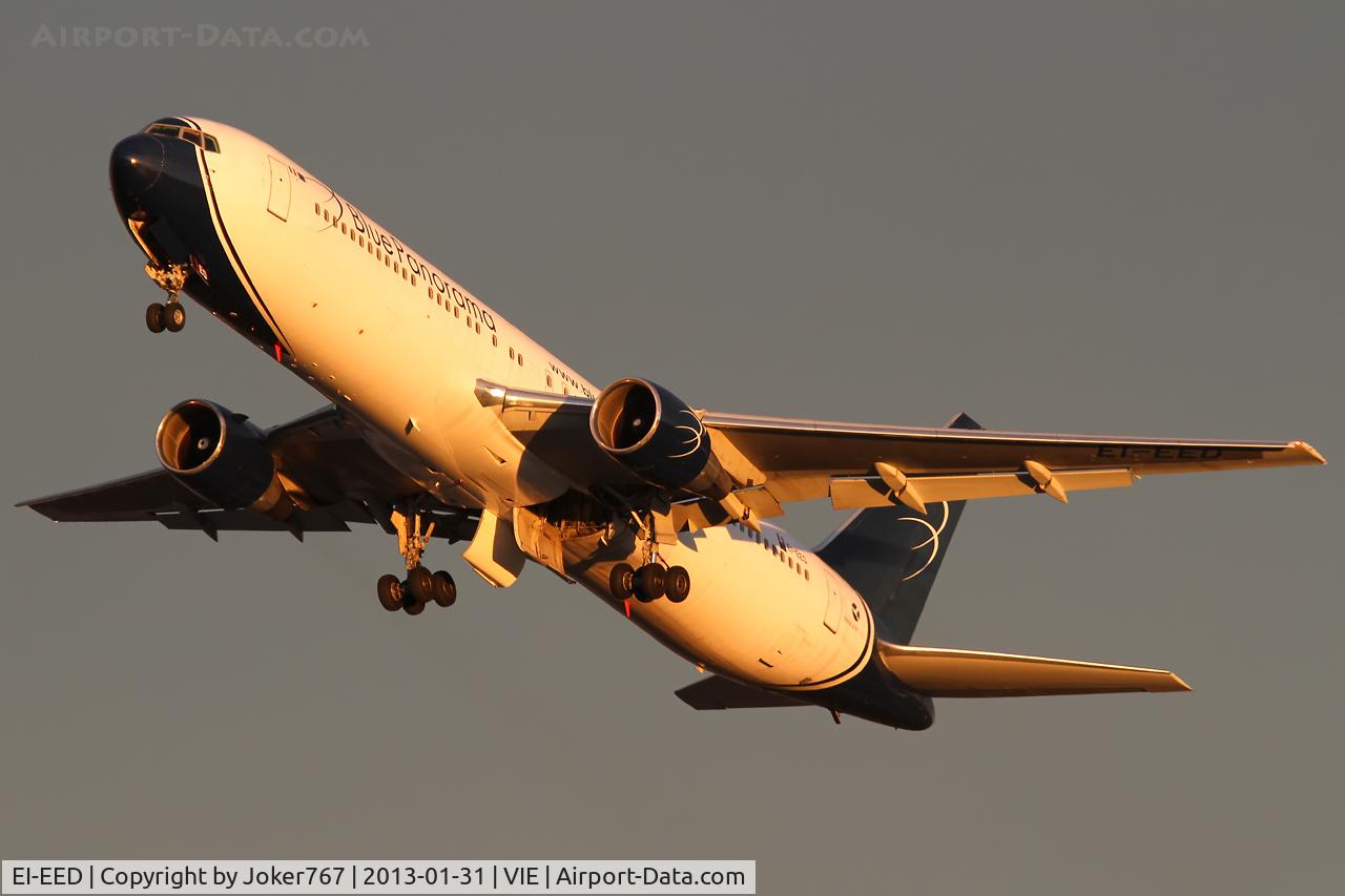 EI-EED, 1995 Boeing 767-31A C/N 27619, Blue Panorama