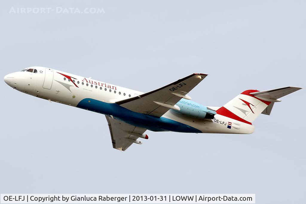 OE-LFJ, 1995 Fokker 70 (F-28-0070) C/N 11532, OE-LFJ @ VIE