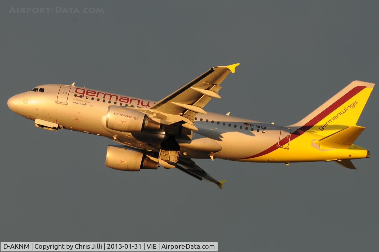 D-AKNM, 1999 Airbus A319-112 C/N 1089, Germanwings