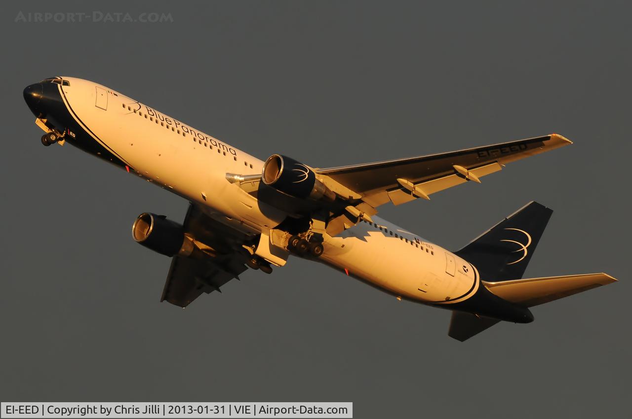 EI-EED, 1995 Boeing 767-31A C/N 27619, BluePanorama