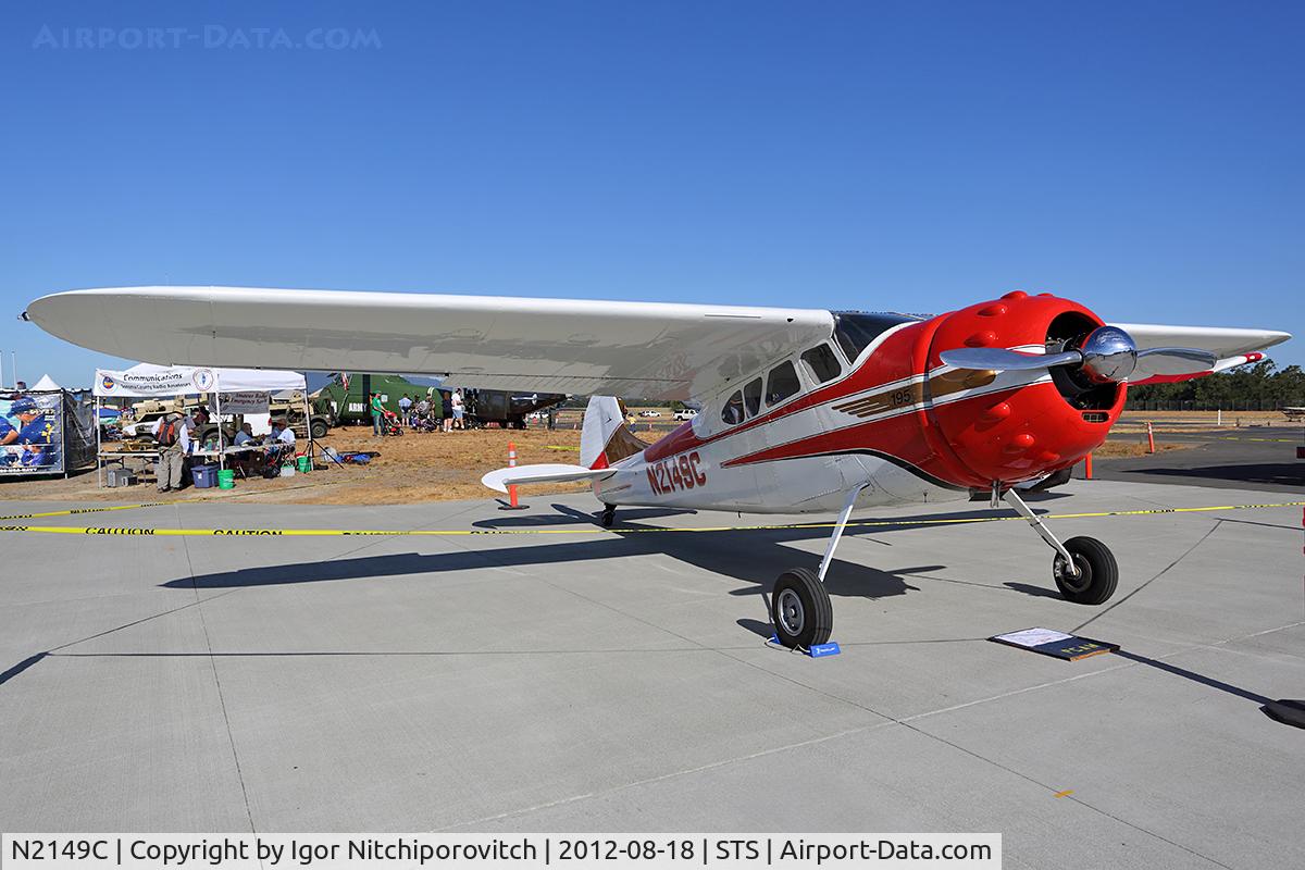 N2149C, 1954 Cessna 195B Businessliner C/N 16134, Santa Rosa 2012 Air Show