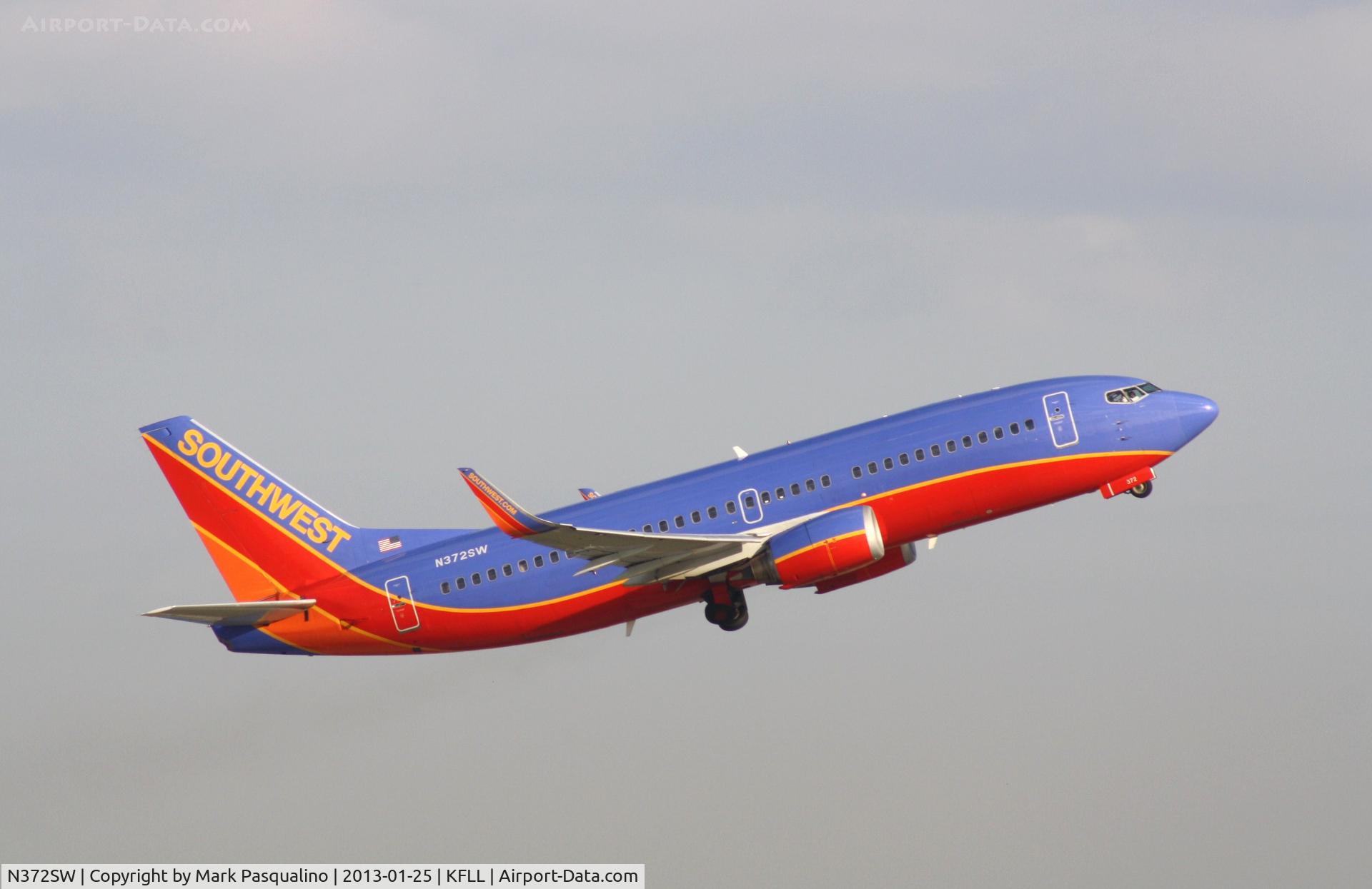 N372SW, 1993 Boeing 737-3H4 C/N 26599, Boeing 737-300