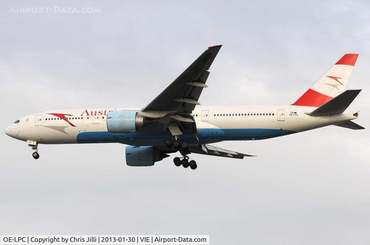 OE-LPC, 2002 Boeing 777-2Z9/ER C/N 29313, Austrian Airlines