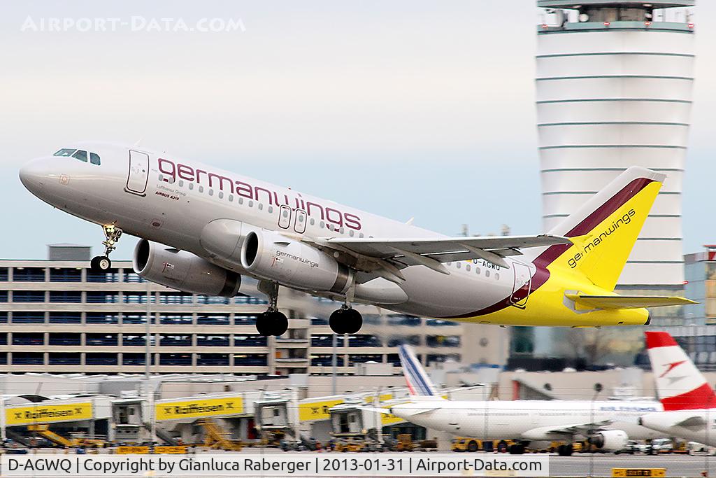 D-AGWQ, 2010 Airbus A319-132 C/N 4256, D-AGWQ @ VIE