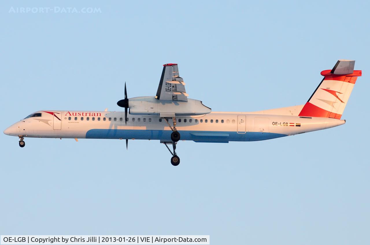 OE-LGB, 1999 De Havilland Canada DHC-8-402Q Dash 8 C/N 4015, Austrian Airlines
