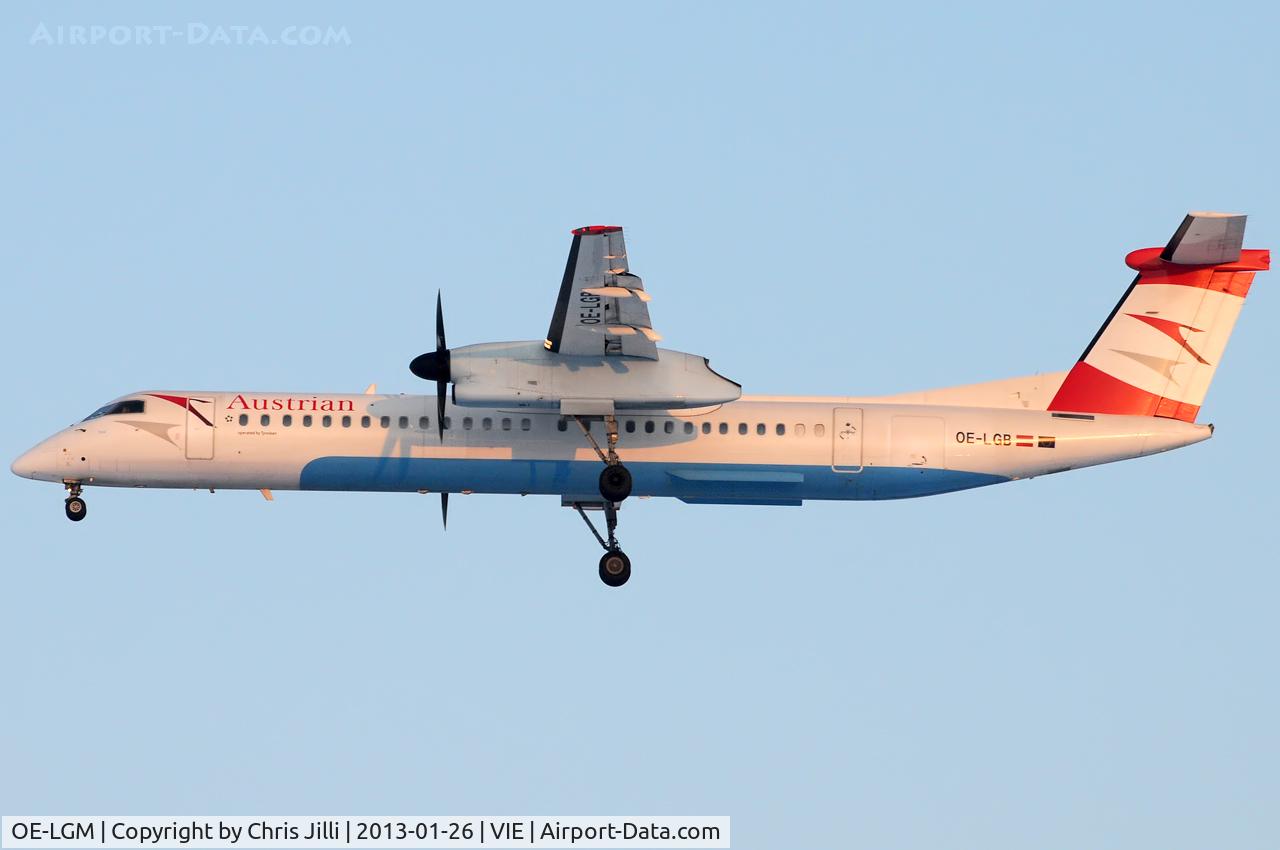 OE-LGM, 2010 De Havilland Canada DHC-8-402Q Dash 8 C/N 4319, Austrian Airlines