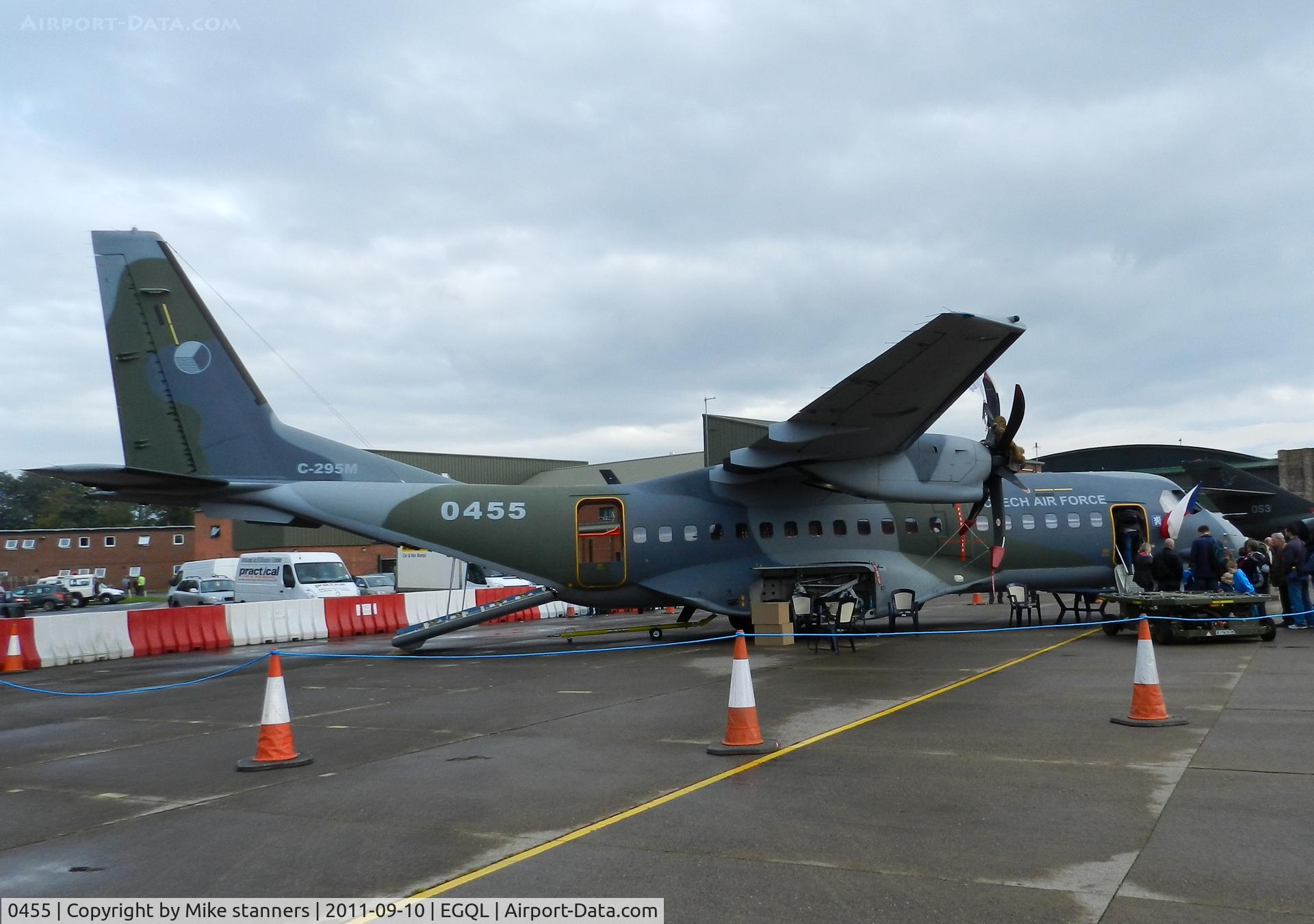 0455, CASA C-295M C/N S-075, 242TSL CN.295M In the static display at Leuchars airshow 2011,first pic in the database