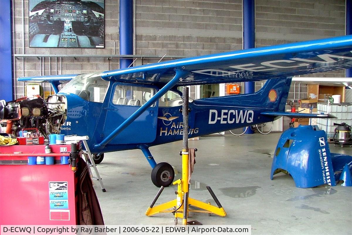 D-ECWQ, 2000 Reims F172M Skyhawk C/N 0950, R/Cessna F.172M Skyhawk [0950] (Air Hamburg) Bremerhaven~D 22/05/2006. Seen here undergoing maintenance.