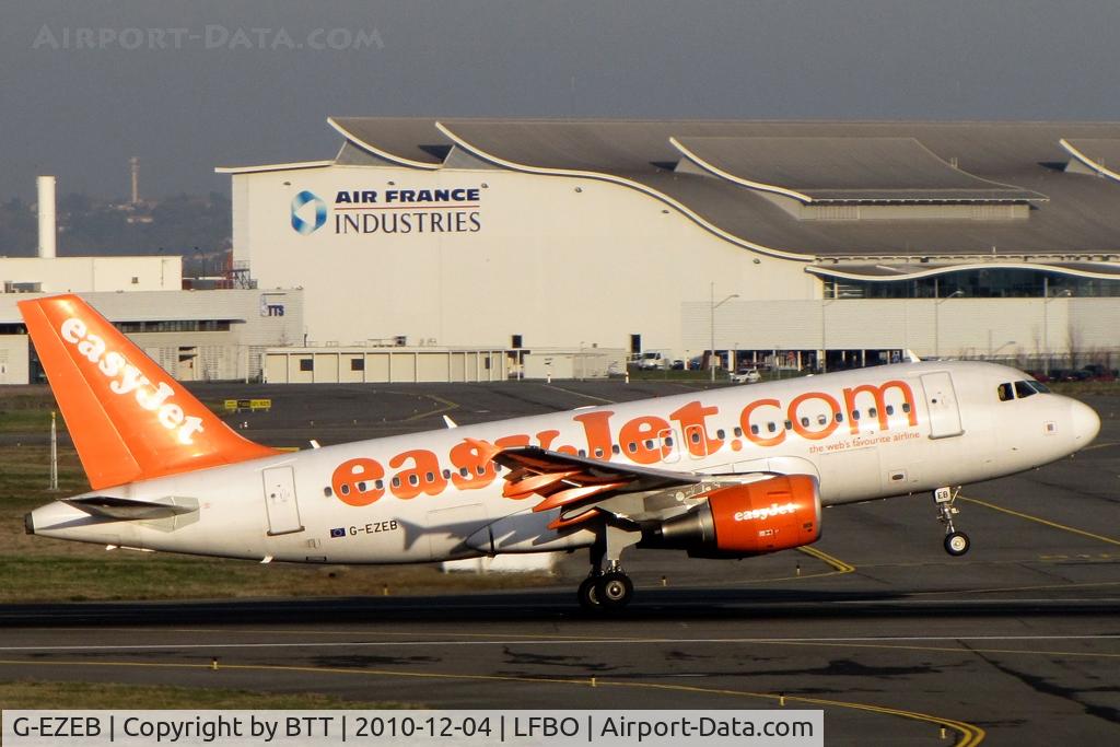 G-EZEB, 2004 Airbus A319-111 C/N 2120, Landing