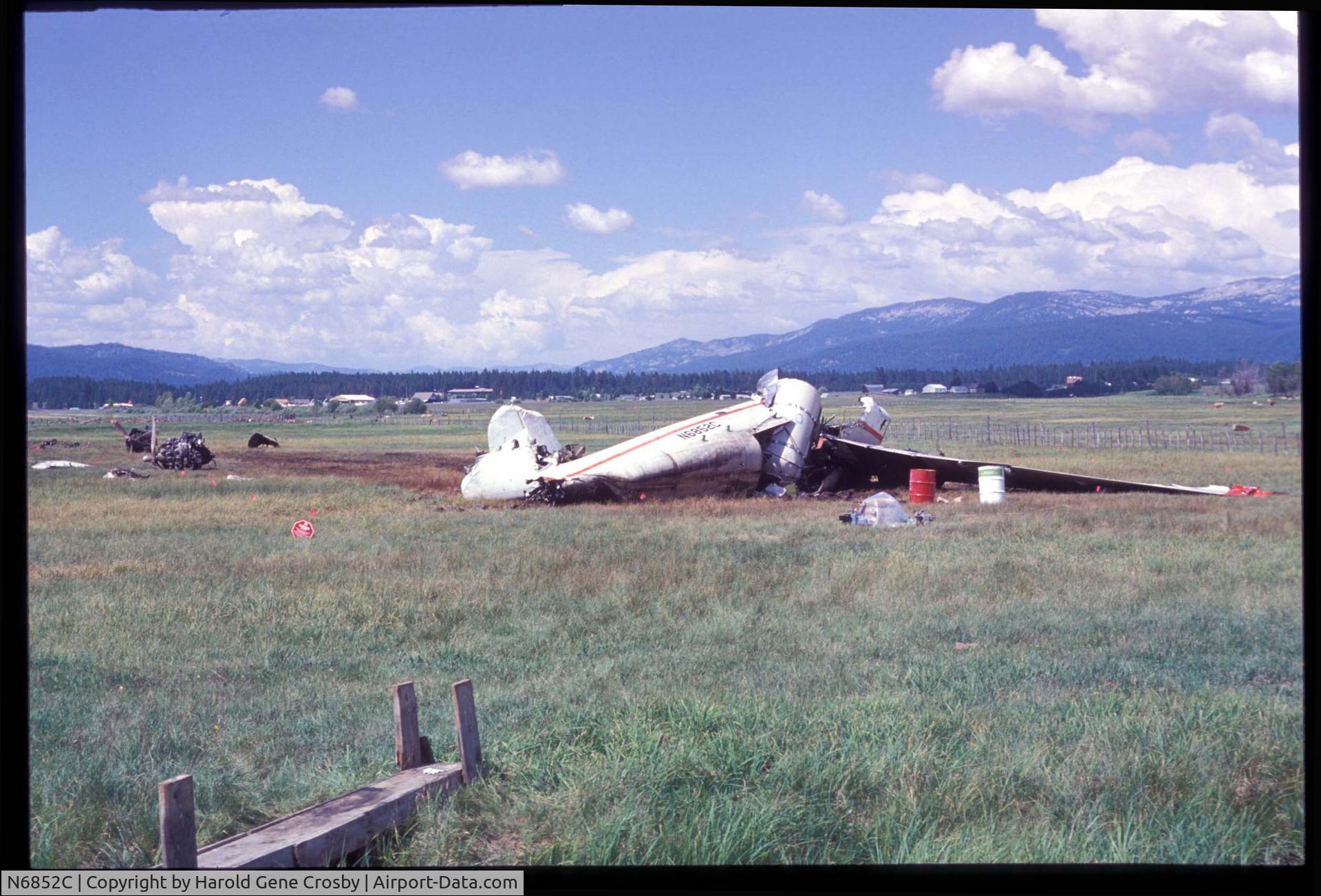 N6852C, Lockheed PV-2 Harpoon C/N 15-1456, Crashed in Idaho Backcounty. Could be McCall