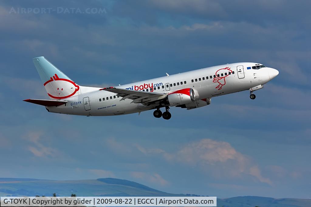 G-TOYK, 1997 Boeing 737-33R C/N 28870, Departure