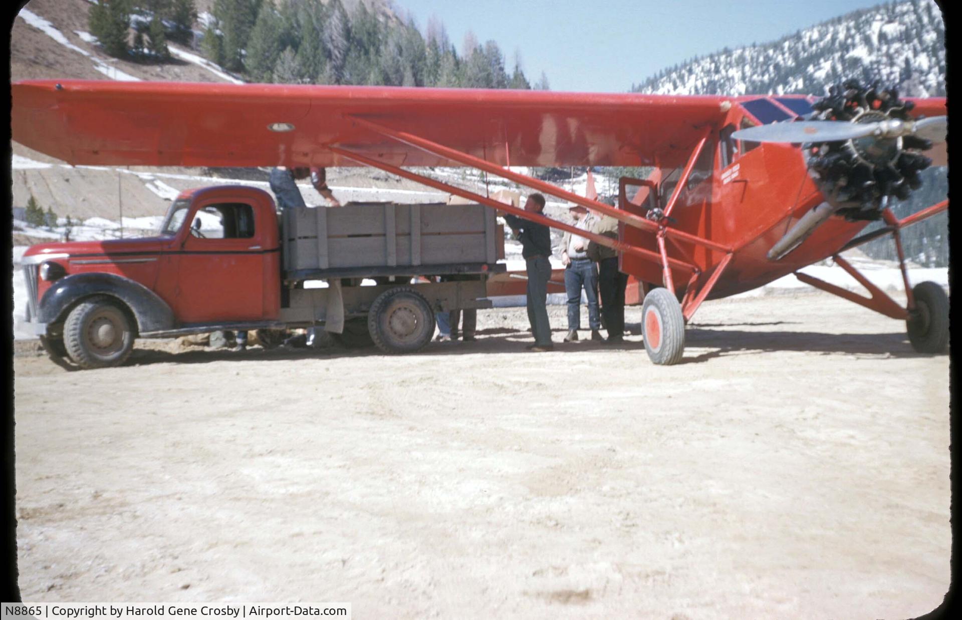 N8865, 1929 Travel Air S-6000-B C/N 986, Probably in Idaho Backcountry