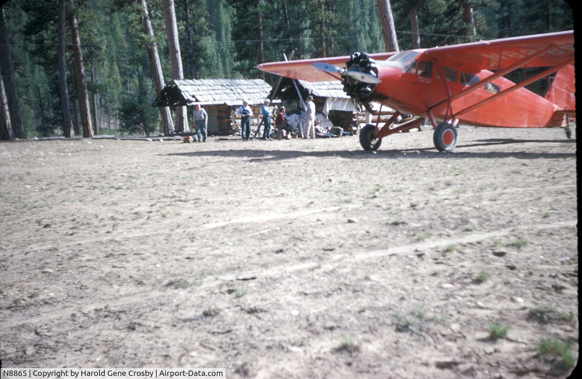 N8865, 1929 Travel Air S-6000-B C/N 986, Probably in Idaho Backcountry, 1950s to 1960s