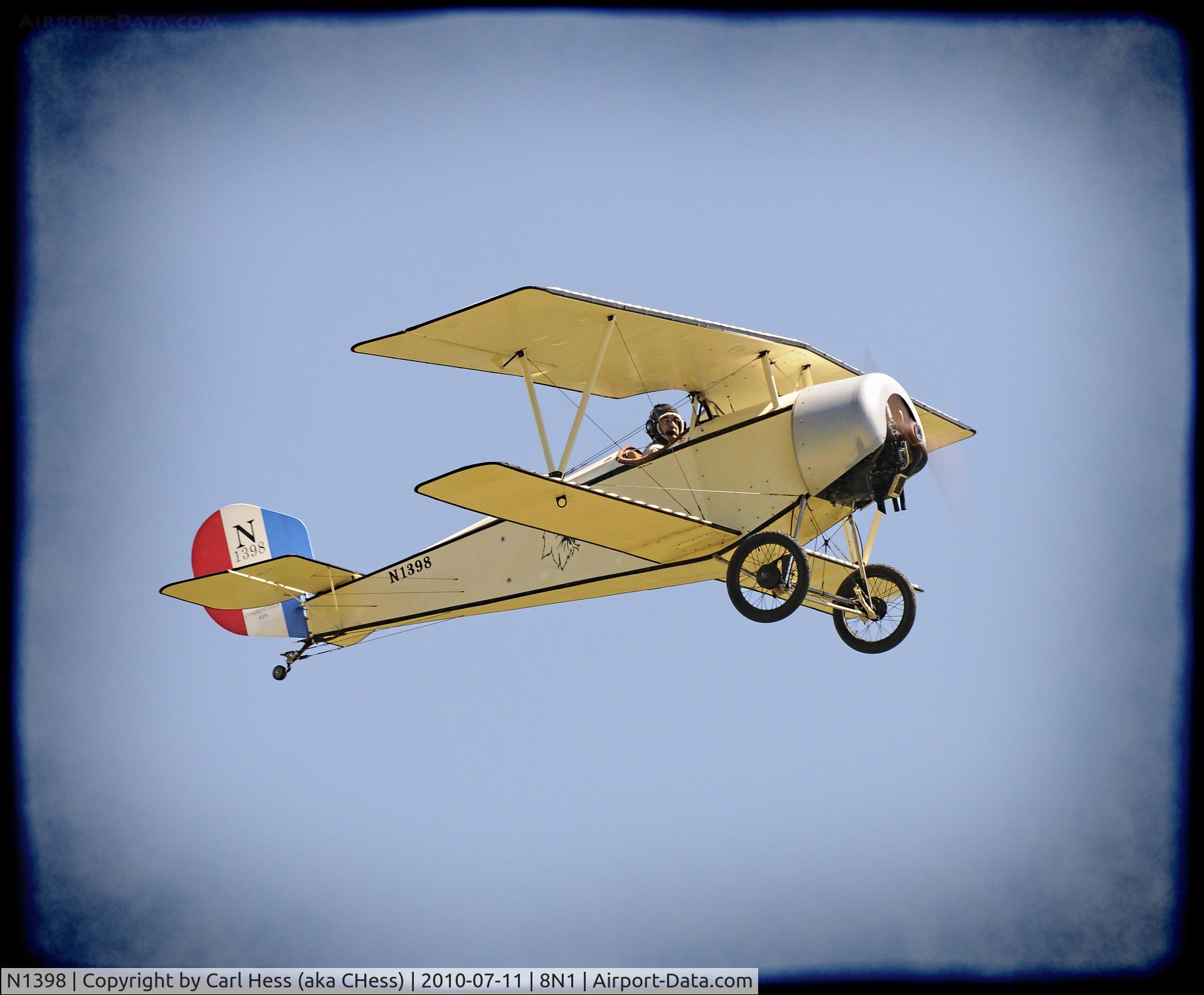 N1398, 2008 Nieuport 11 Replica C/N 1398, Photographed at GAAM's 