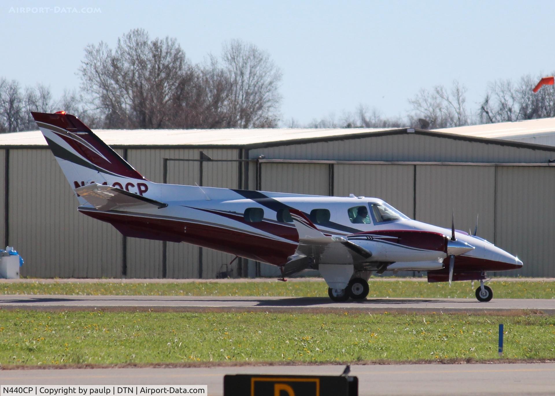N440CP, 1975 Beech B-60 Duke C/N P-373, At Downtown Shreveport. 