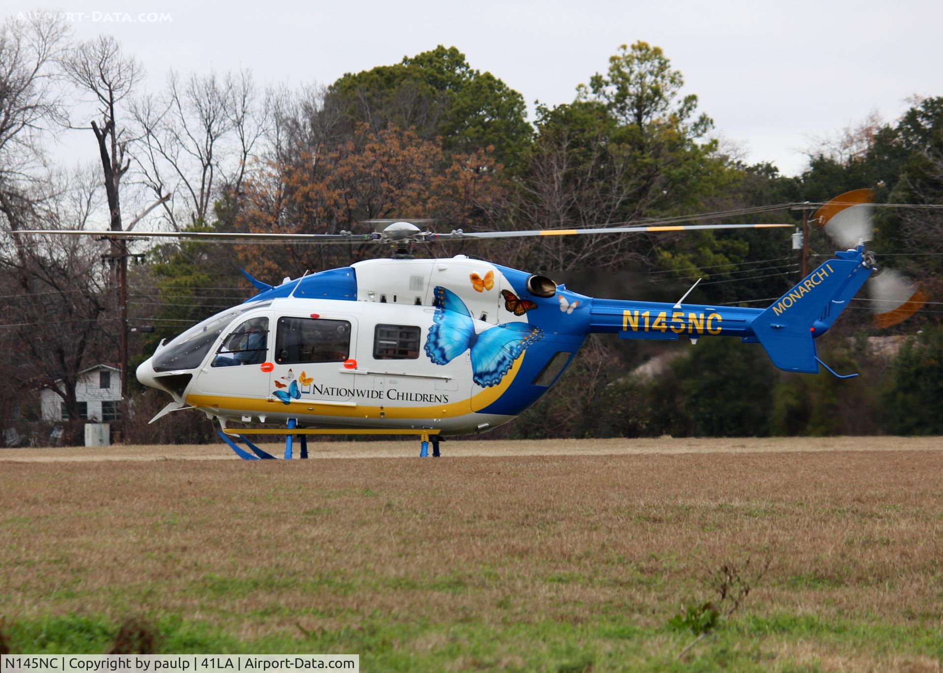 N145NC, Eurocopter-Kawasaki EC-145 (BK-117C-2) C/N 9542, At Metro Aviation.