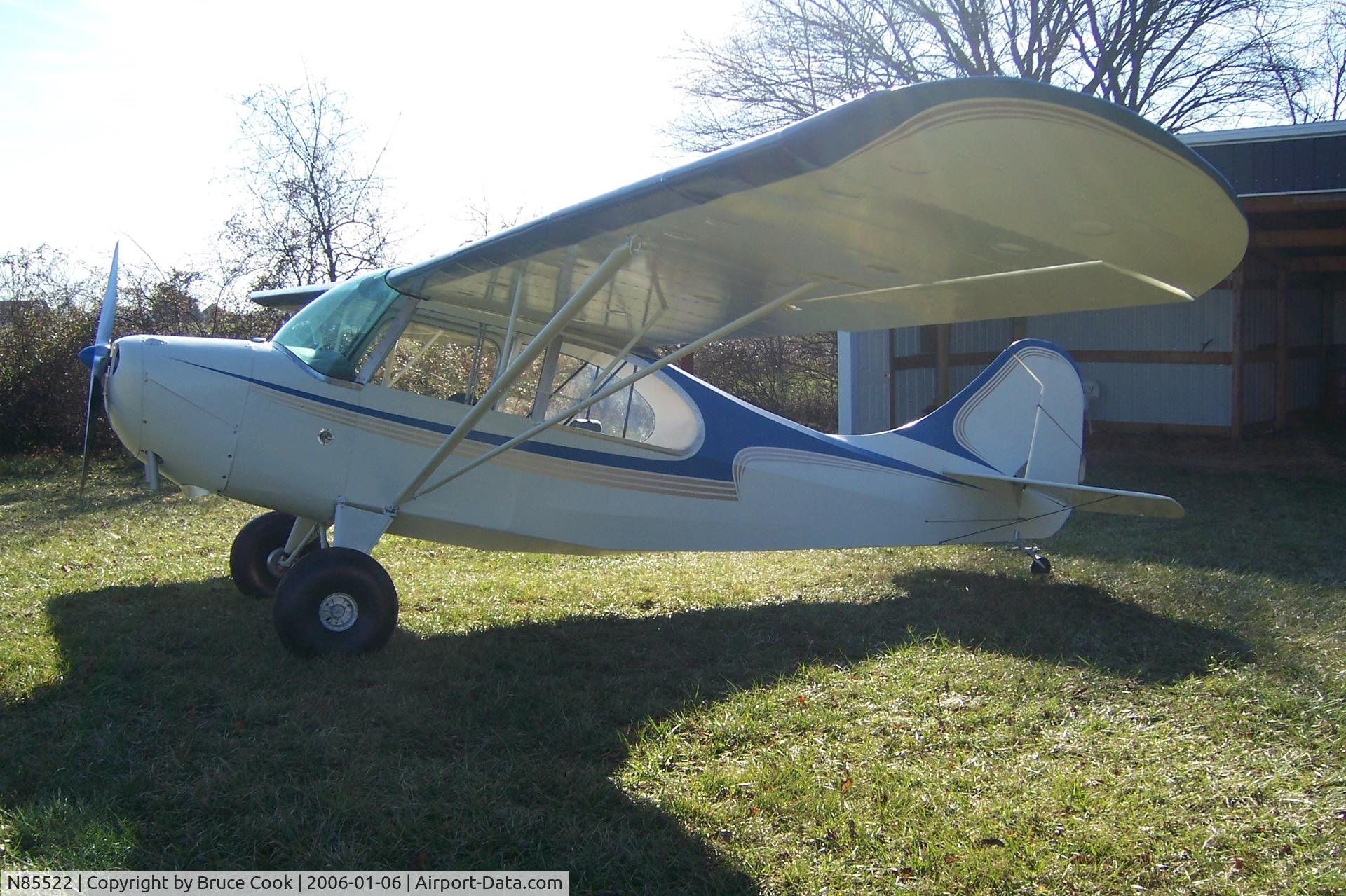 N85522, 1946 Aeronca 7BCM C/N 7AC-4262, Cook Field / Circleville, Ohio