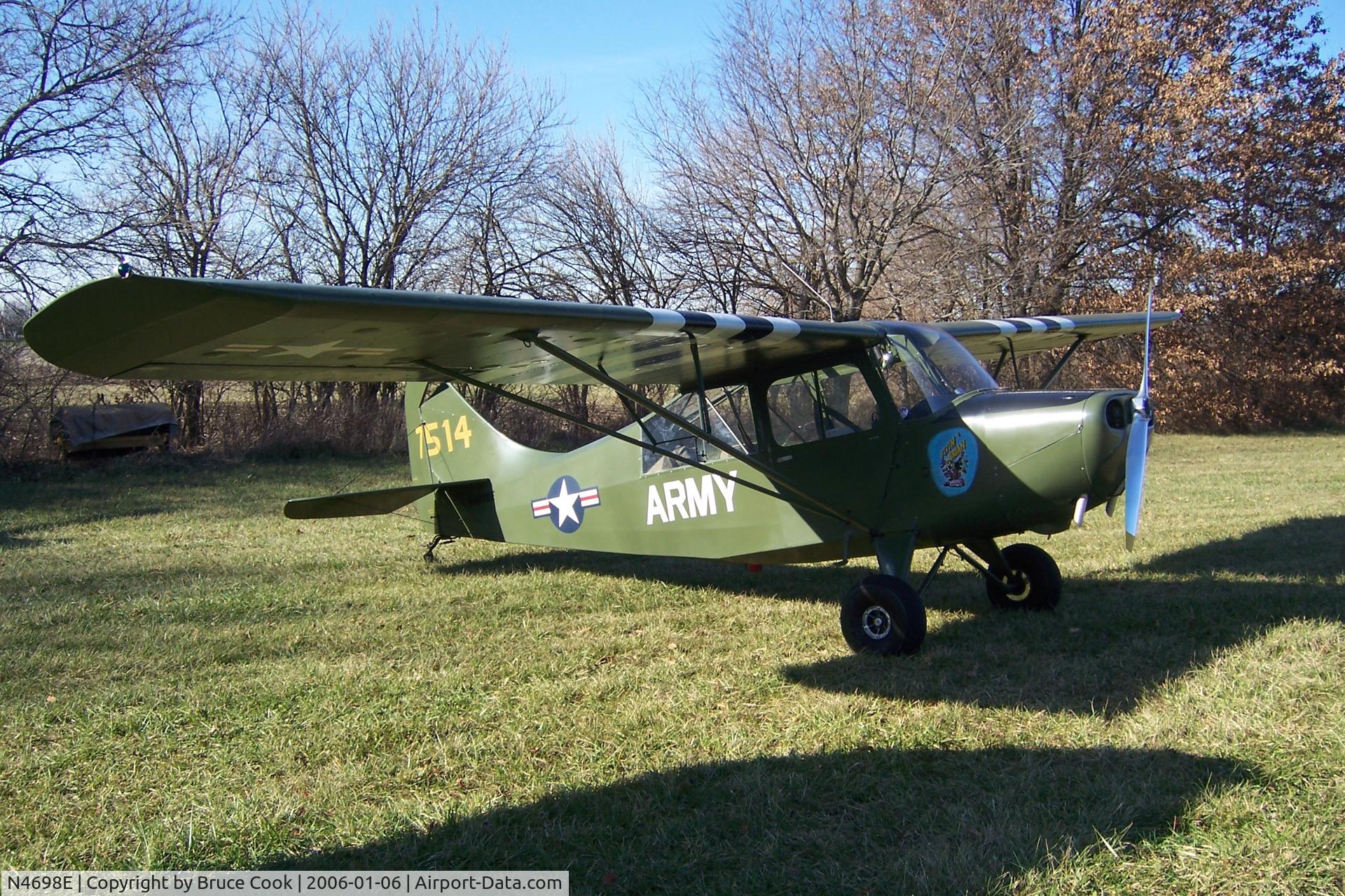 N4698E, 1950 Champion 7EC C/N 7EC-45, Cook Field / Circleville, Ohio