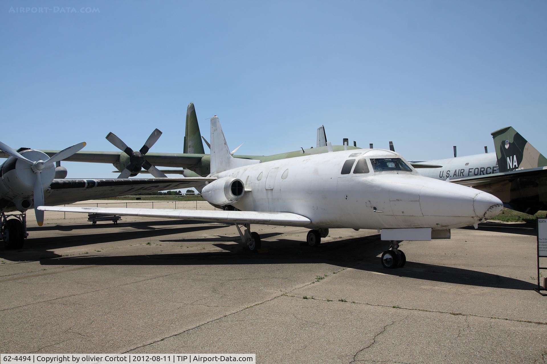62-4494, 1962 North American CT-39A Sabreliner C/N 276-47, Chanute air museum