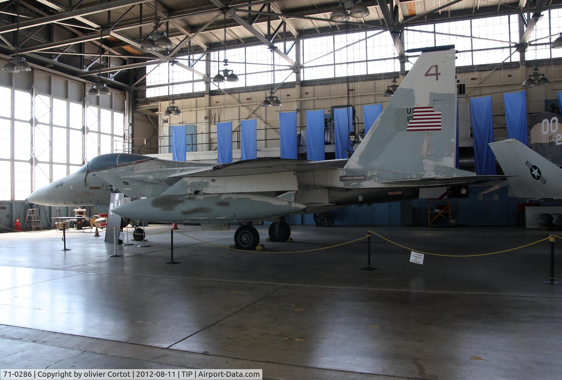 71-0286, 1972 McDonnell Douglas F-15A Eagle C/N 0007/A007, Chanute museum