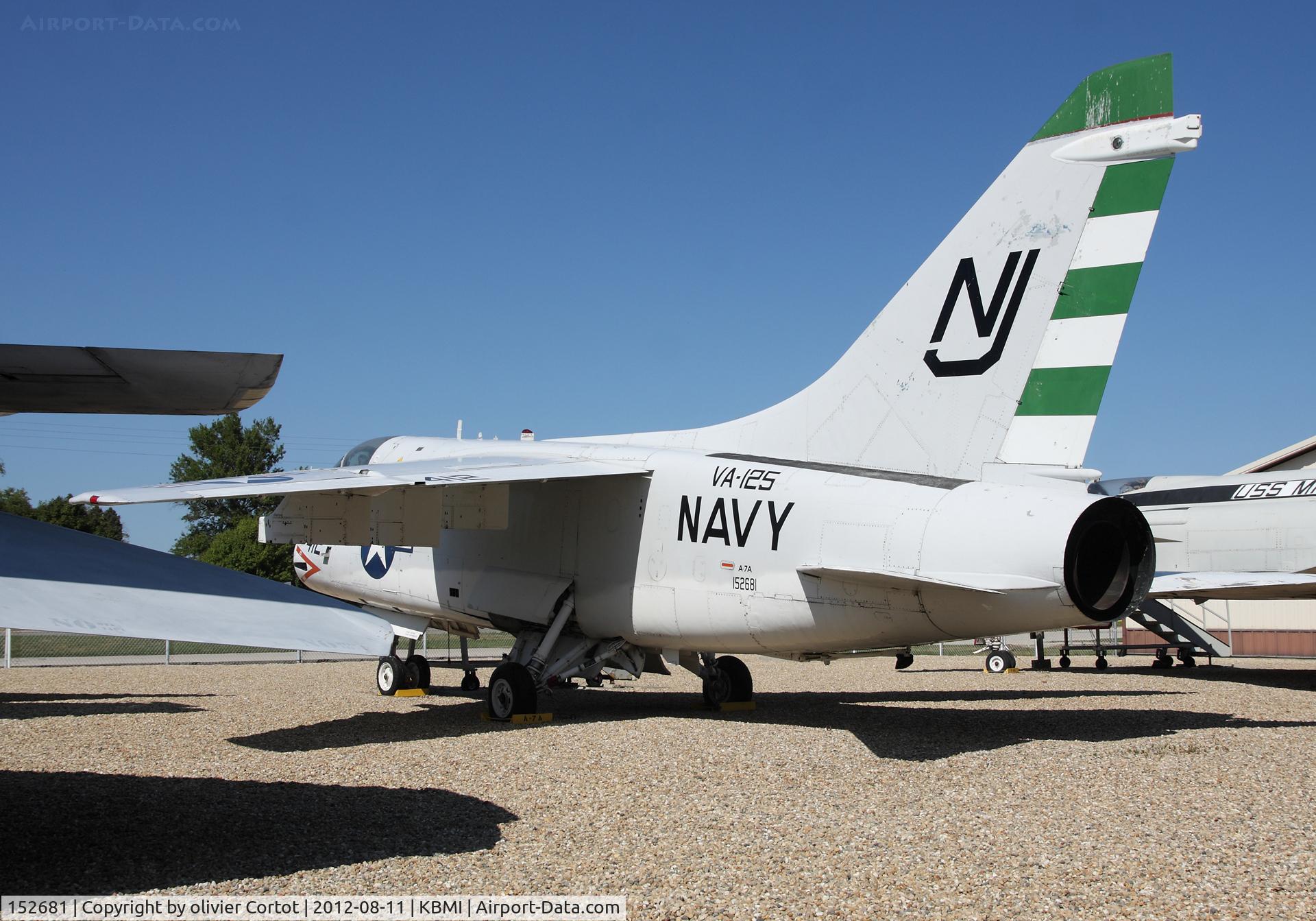 152681, LTV A-7A Corsair II C/N A-038, rear view