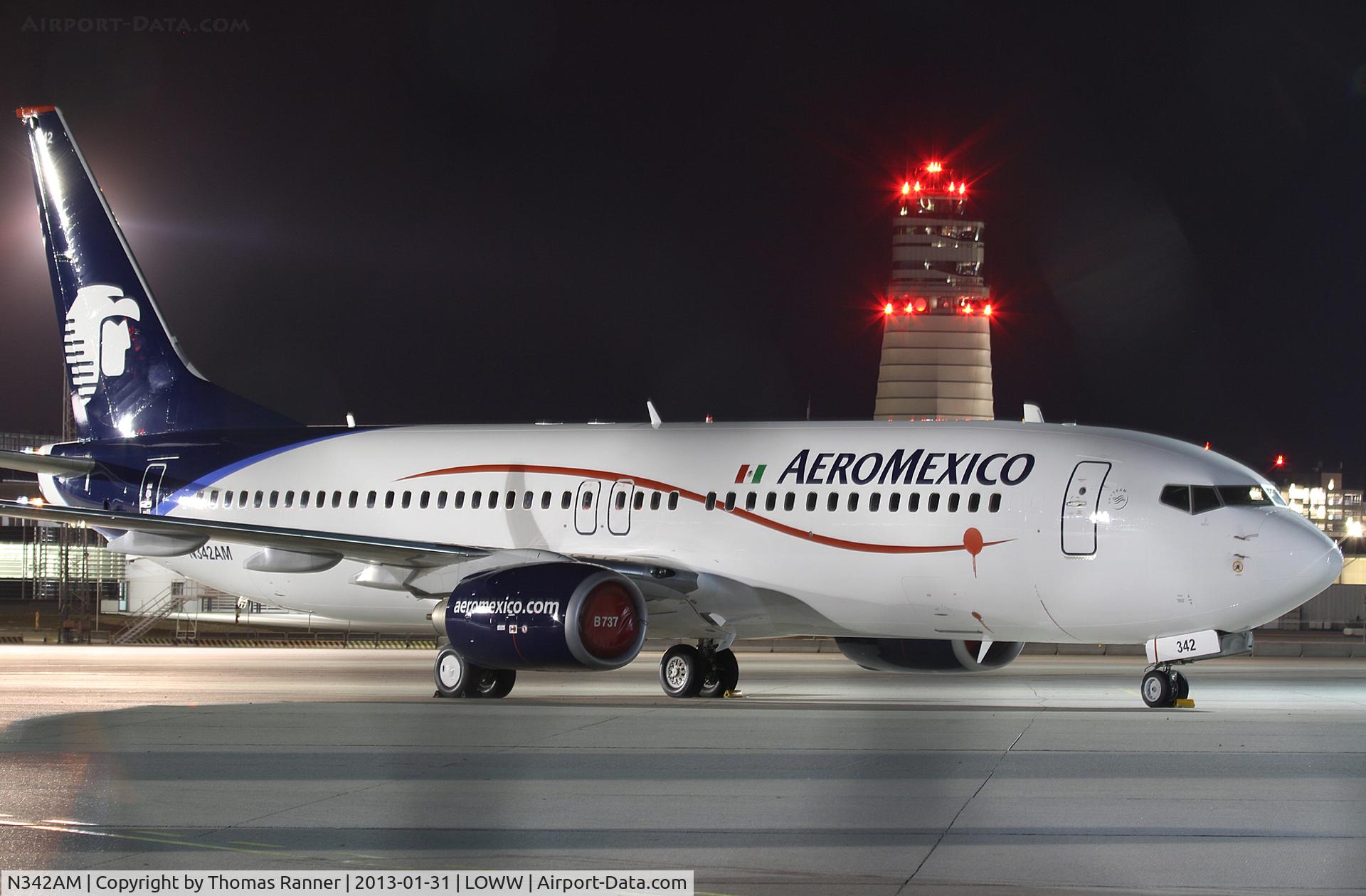 N342AM, 2005 Boeing 737-8Z9 C/N 34262, Aeromexico Boeing 737