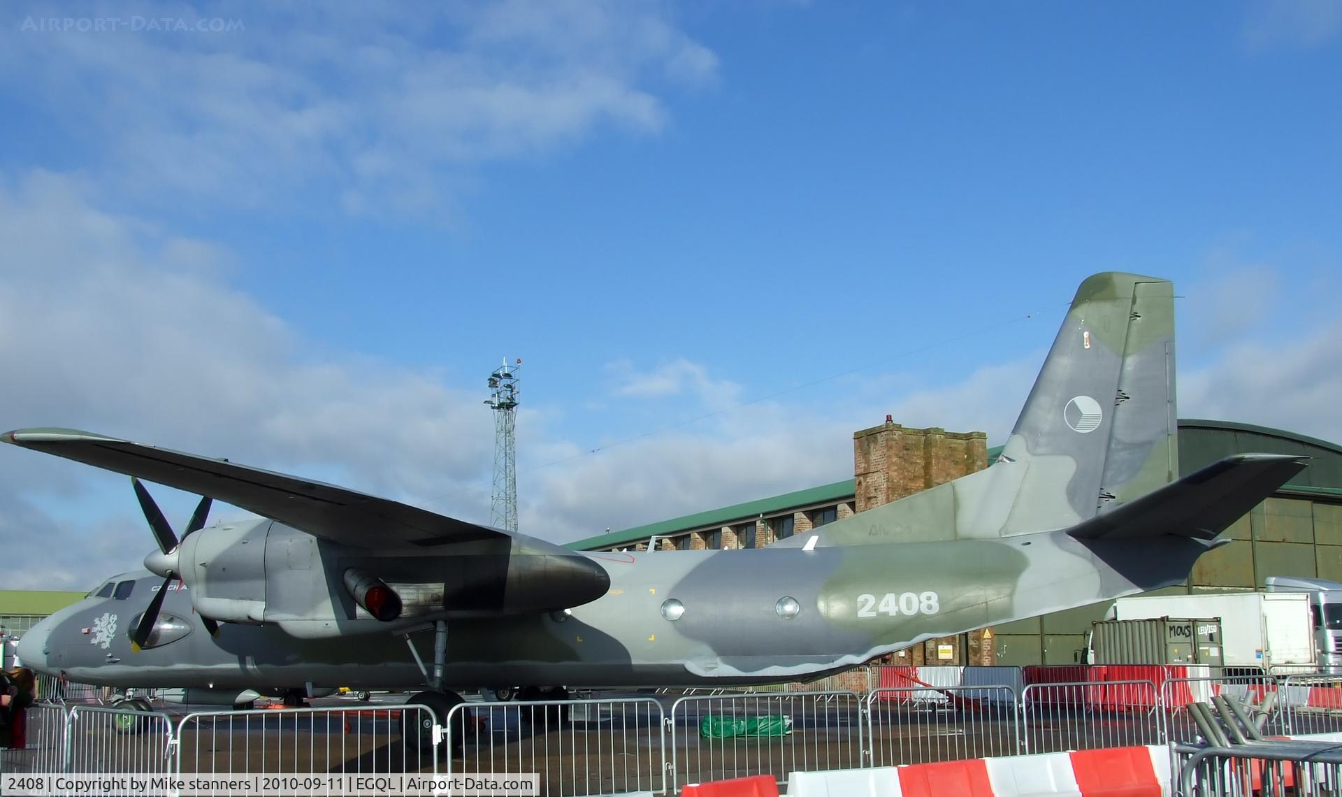 2408, Antonov An-26 C/N 12408, AN-26 curl from 242sqn in the static display at Leuchars airshow 2010