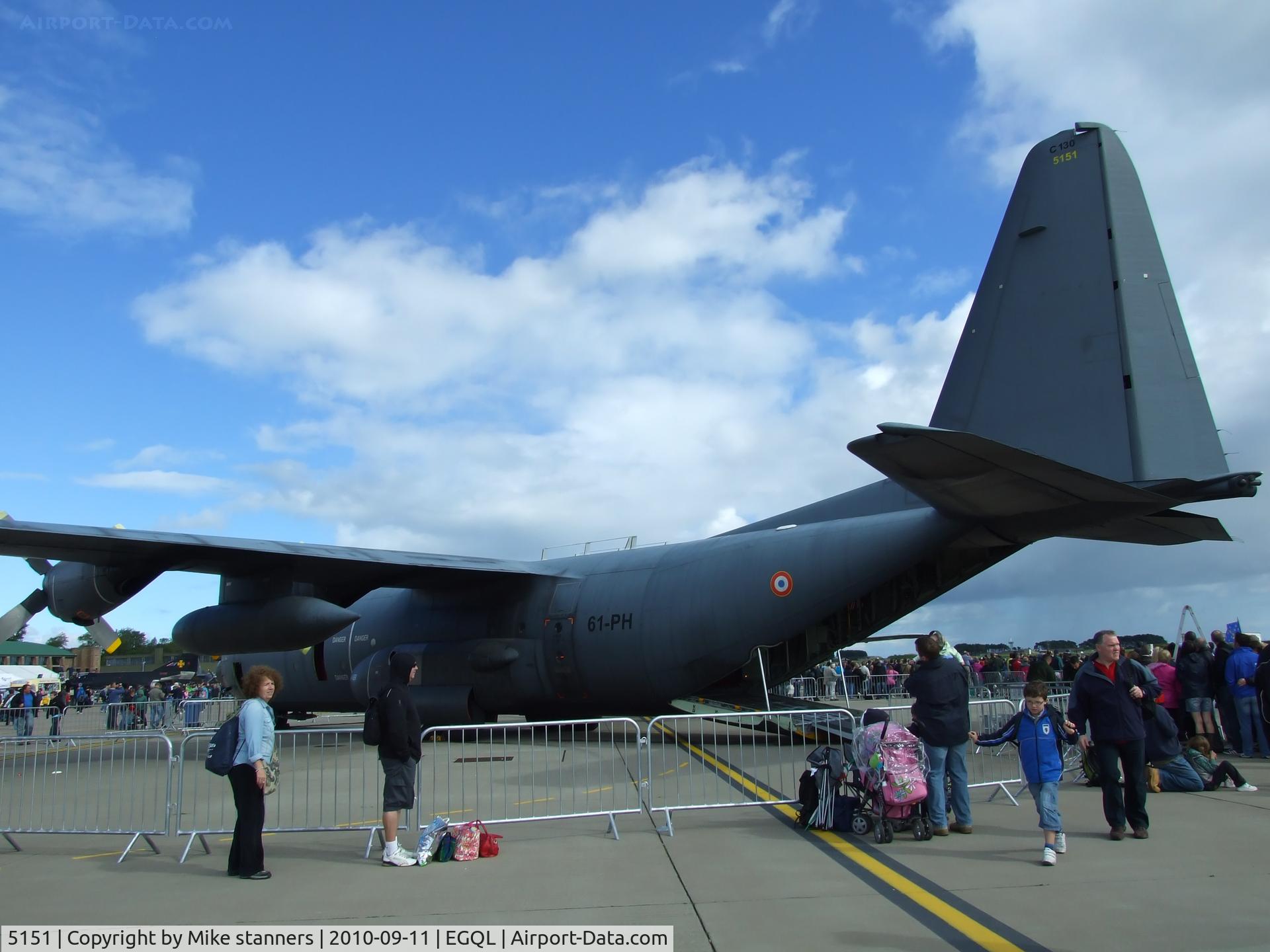 5151, 1988 Lockheed C-130H Hercules C/N 382-5151, Orleans based Hercules from ET2/61,which was at Leuchars to support the Partouille de france display team