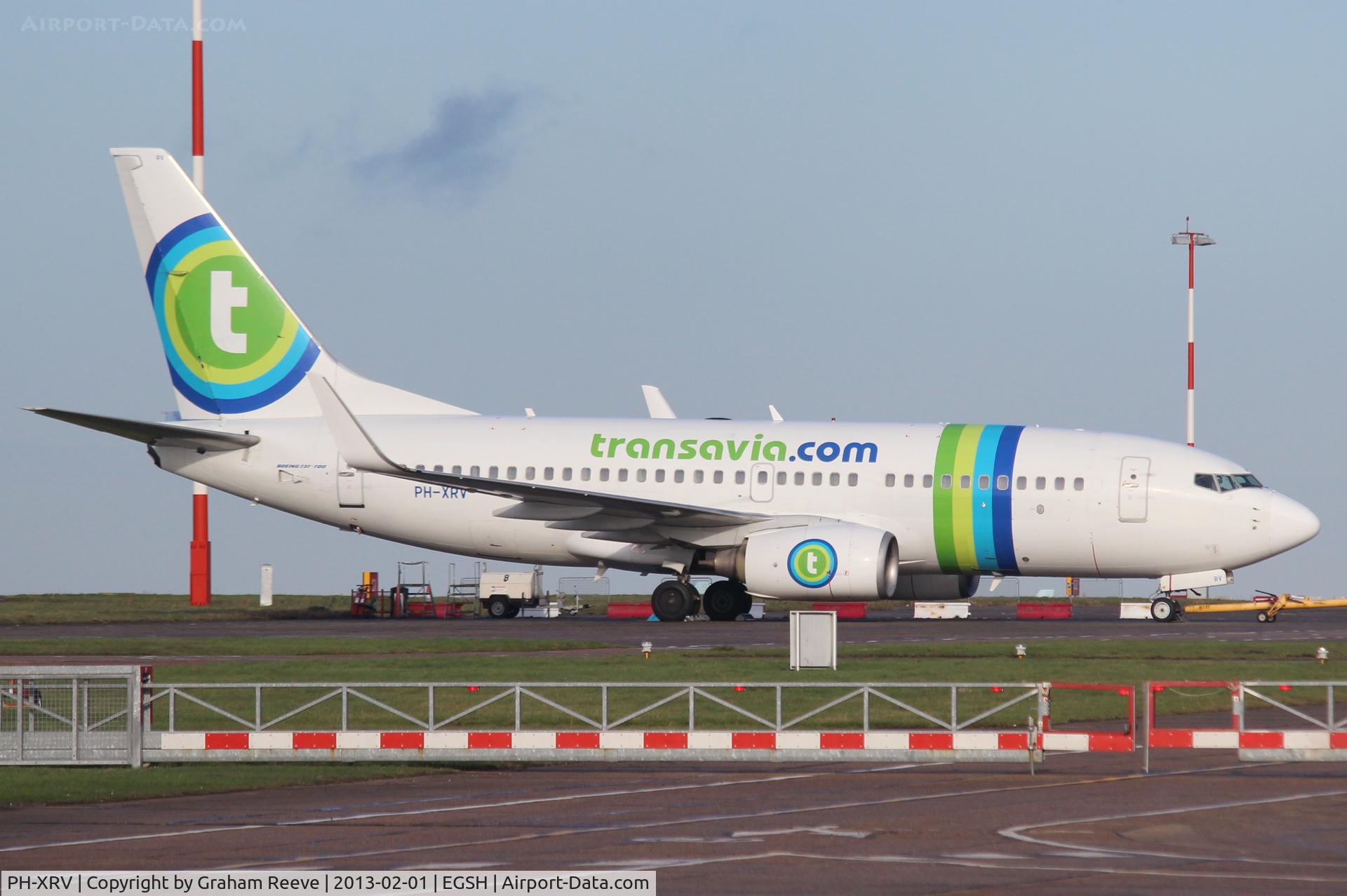 PH-XRV, 2005 Boeing 737-7K2 C/N 34170, Parked at Norwich.