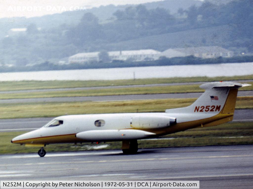 N252M, 1967 Learjet 24 C/N 24-140, Learjet 24 seen at what was then known as Washington National in May 1972.