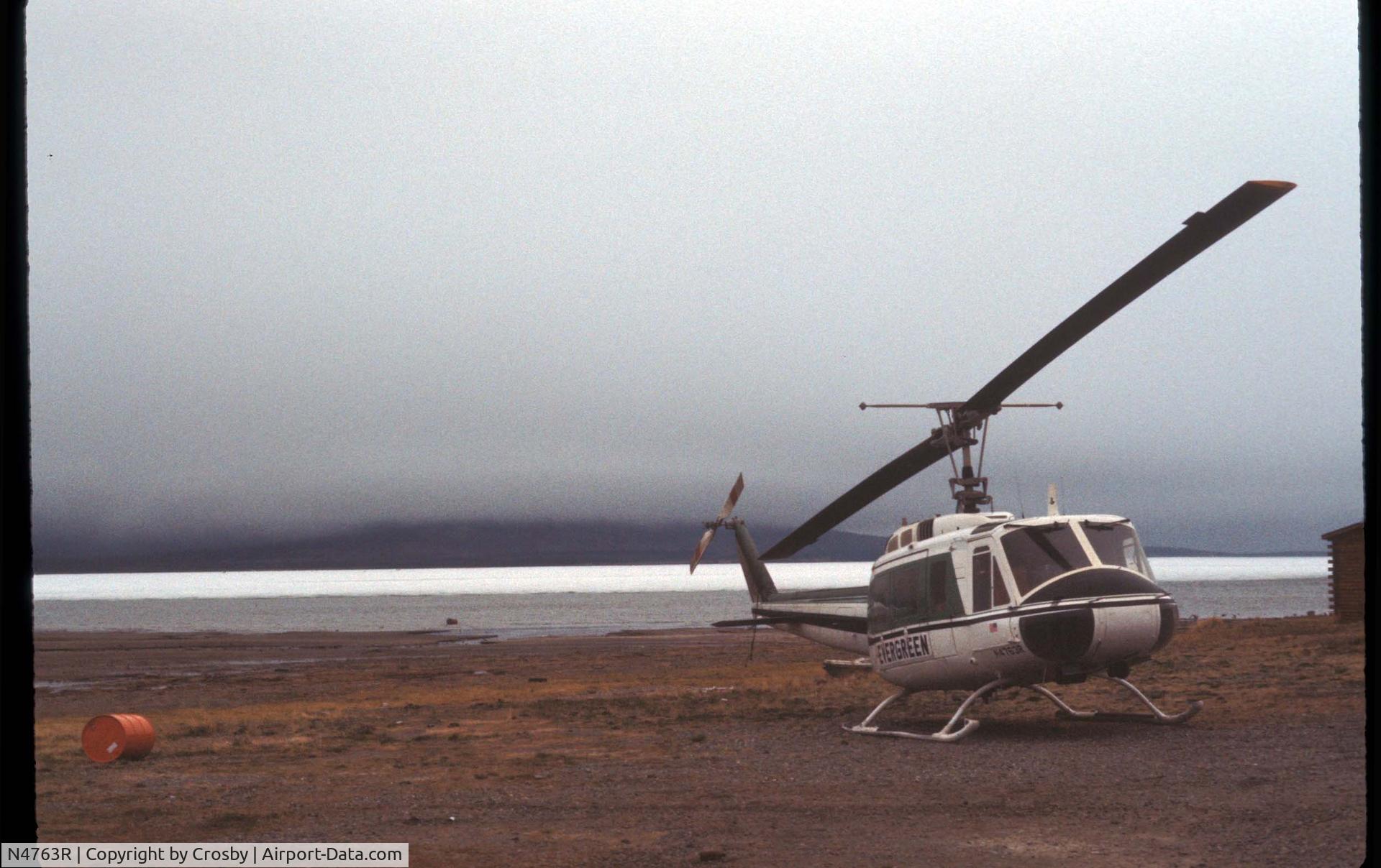 N4763R, 1970 Hughes 369HS C/N 1000259S, Unknown location, from an old slide,