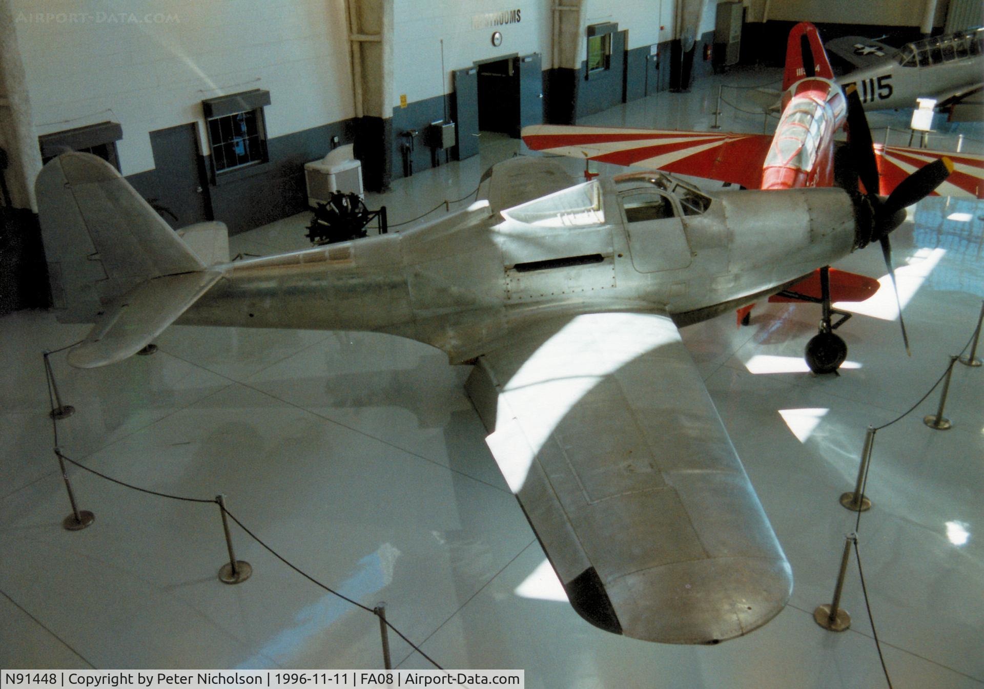 N91448, 1944 Bell P-63C Kingcobra C/N 33-766, P-63C Kingcobra of the Fantasy of Flight Museum at Polk City as seen in November 1996.