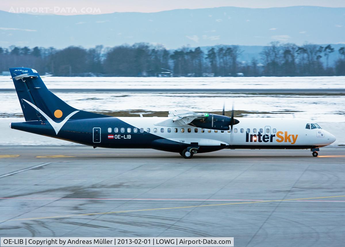 OE-LIB, 2012 ATR N700SV C/N 1038, First landing in GRZ.
