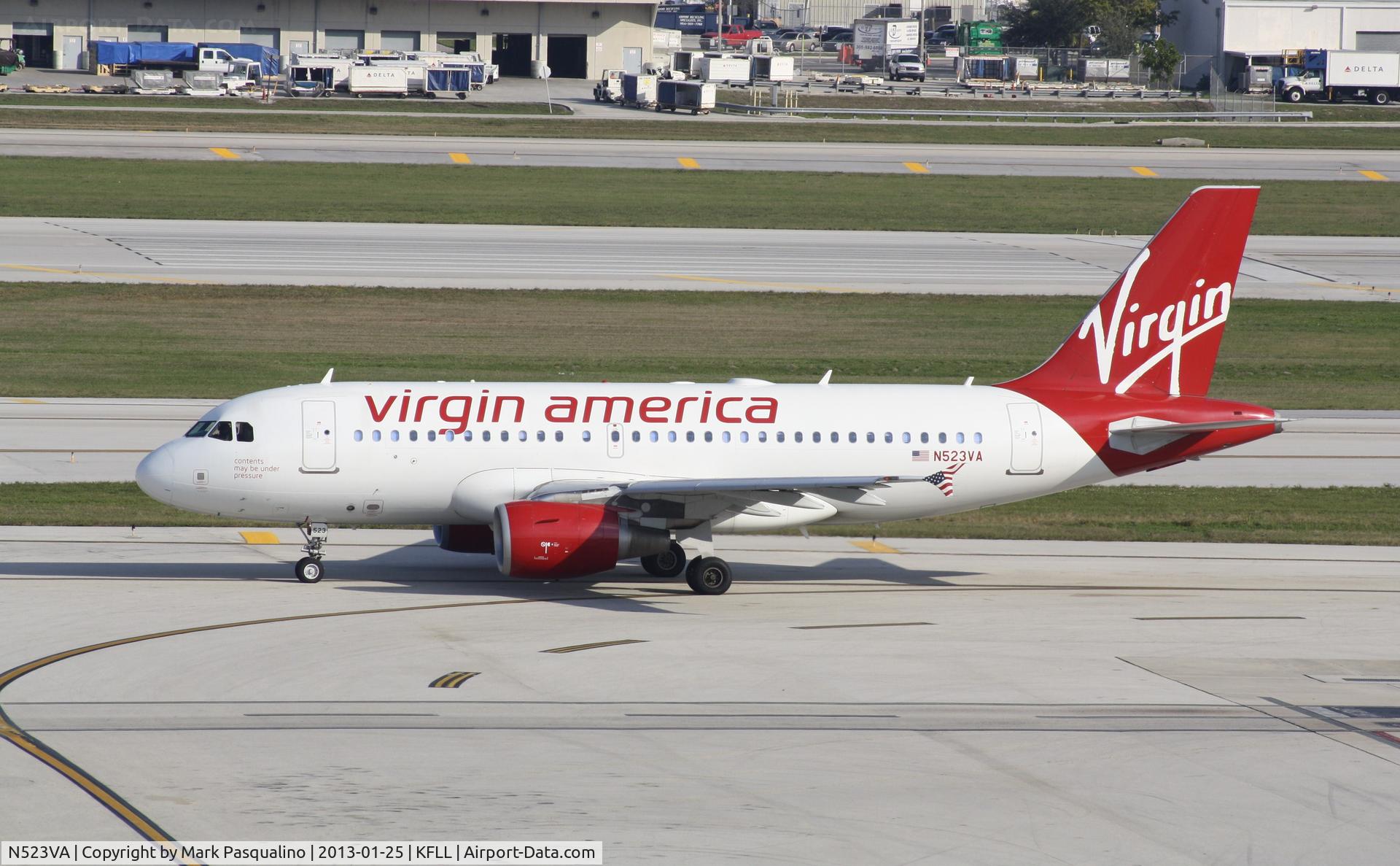 N523VA, 2007 Airbus A319-112 C/N 3181, Airbus A319