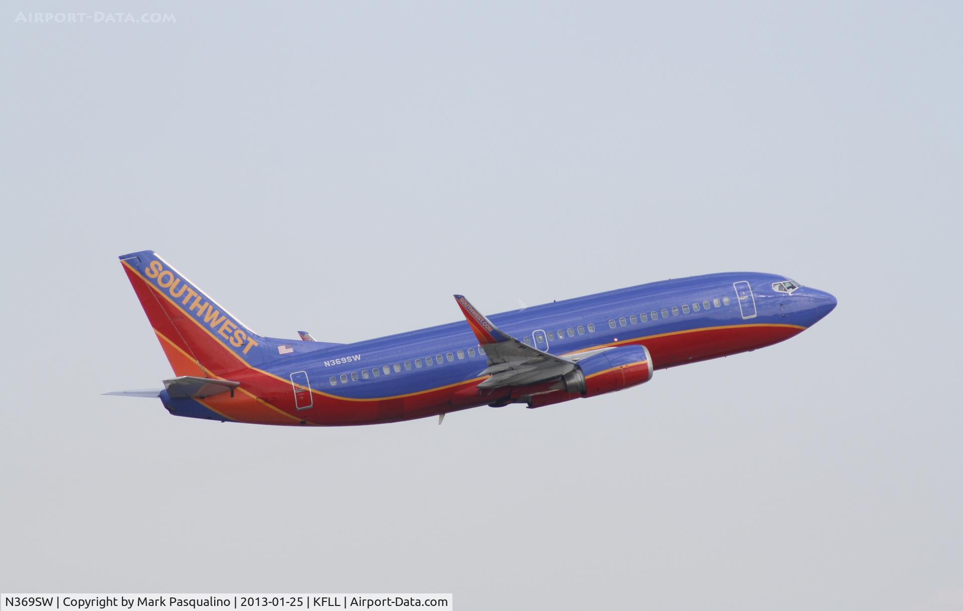 N369SW, 1993 Boeing 737-3H4 C/N 26580, Boeing 737-300