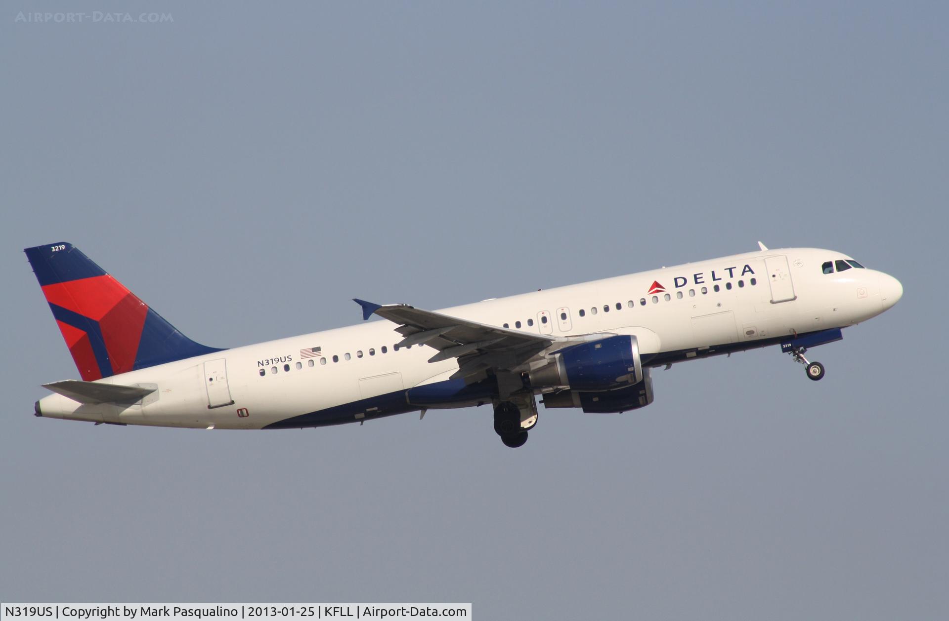 N319US, 1991 Airbus A320-211 C/N 208, Airbus A320